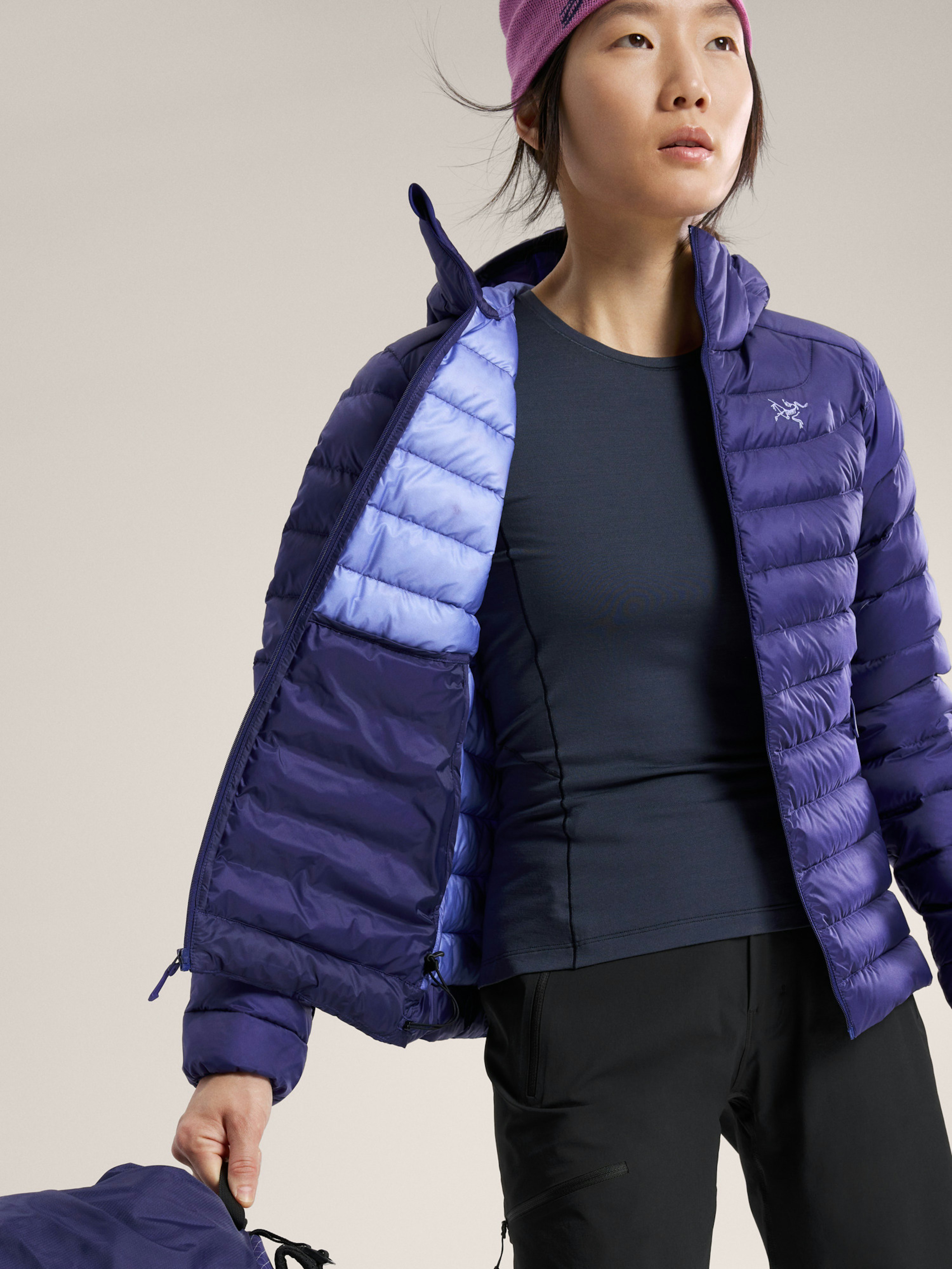 Cerium Hoody Women's Soulsonic / Moonstone Detail 2