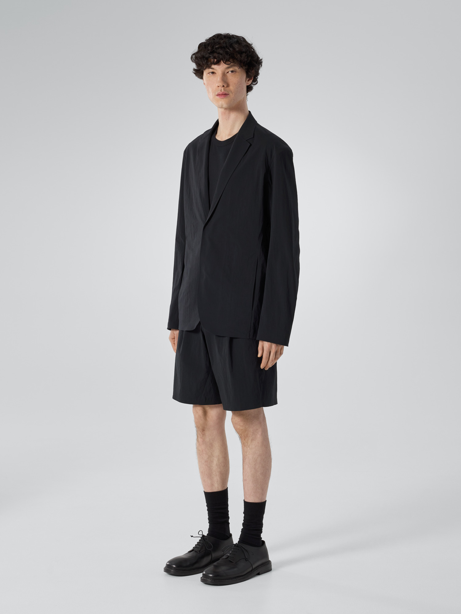 Indisce Blazer Black 3 4 Front View