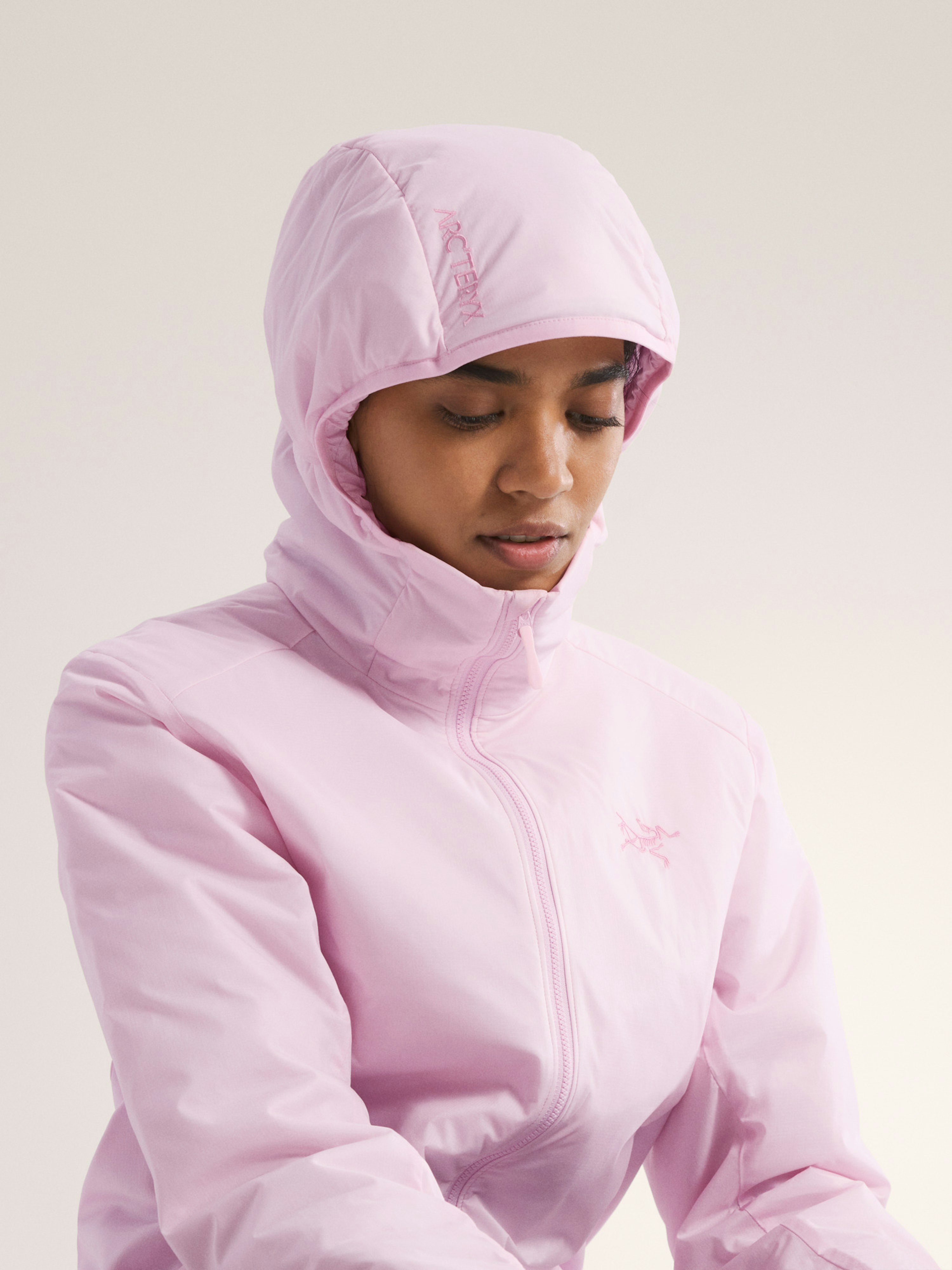 Atom Hoody Women's Pink Glow Hood