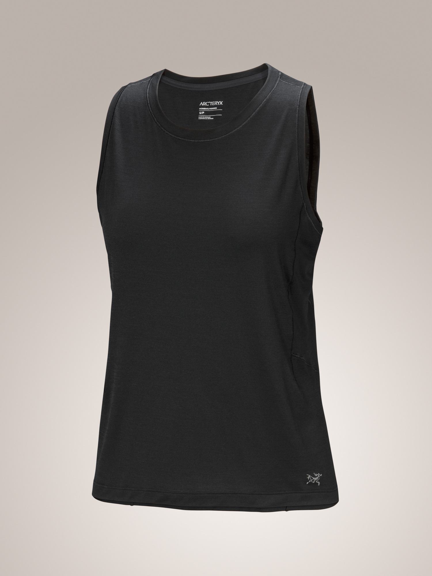 Lana Merino Wool Tank Women's Black 