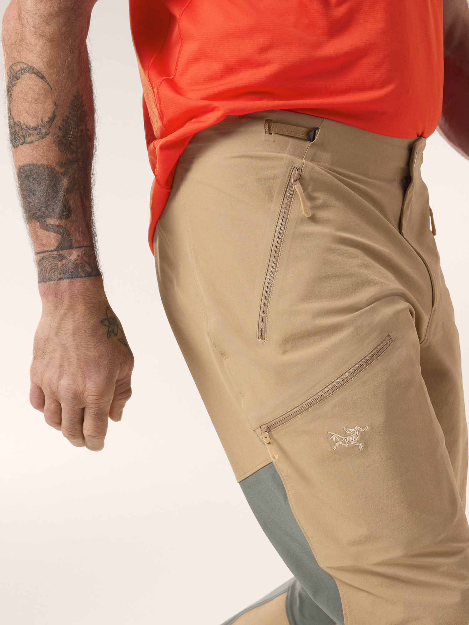 Serratus Pant Canvas / Forage Waist Detail
