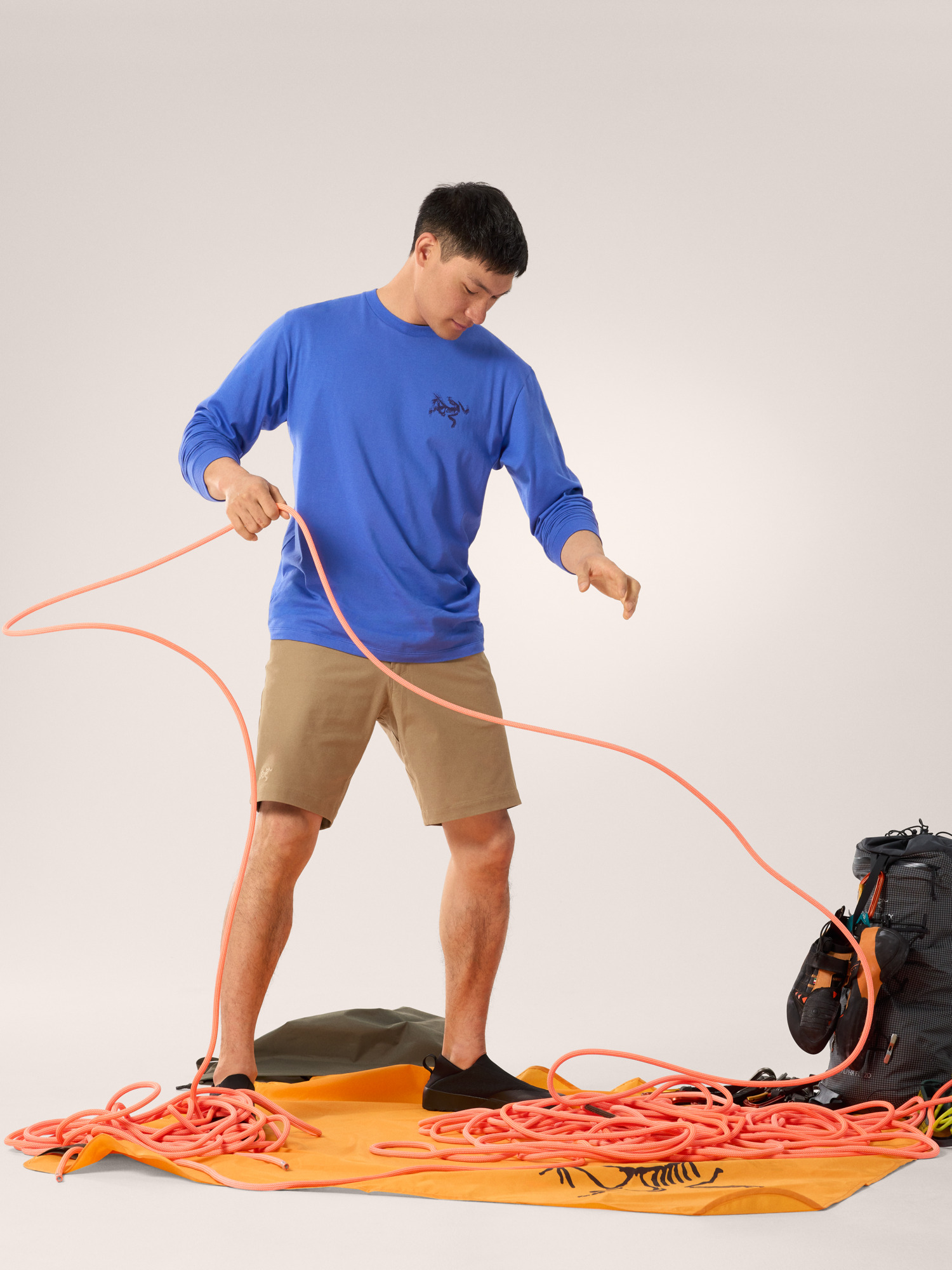 Kragg Cotton Short 9" Canvas Full Body