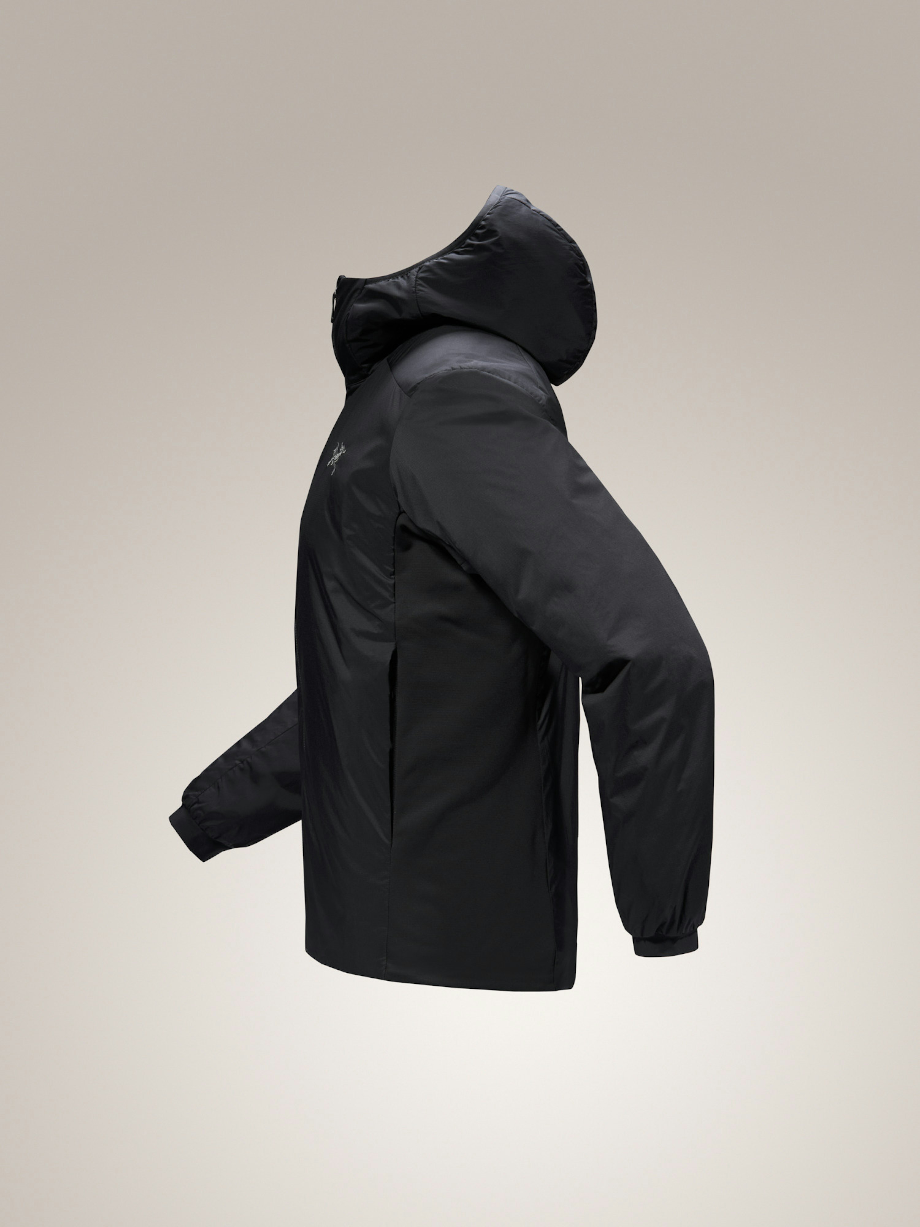 Atom Hoody Black Profile