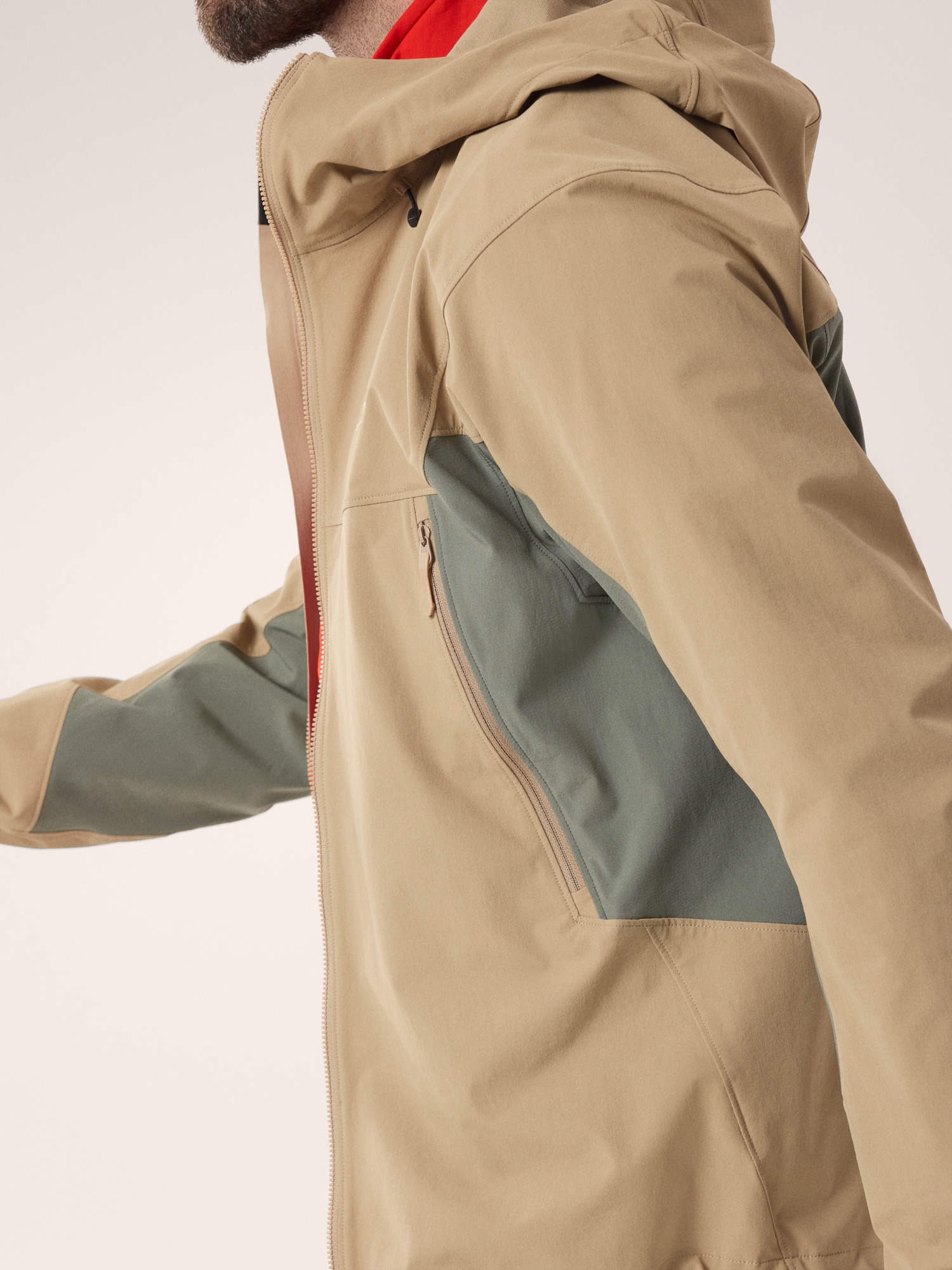 Serratus Hoody Canvas / Forage Detail 1