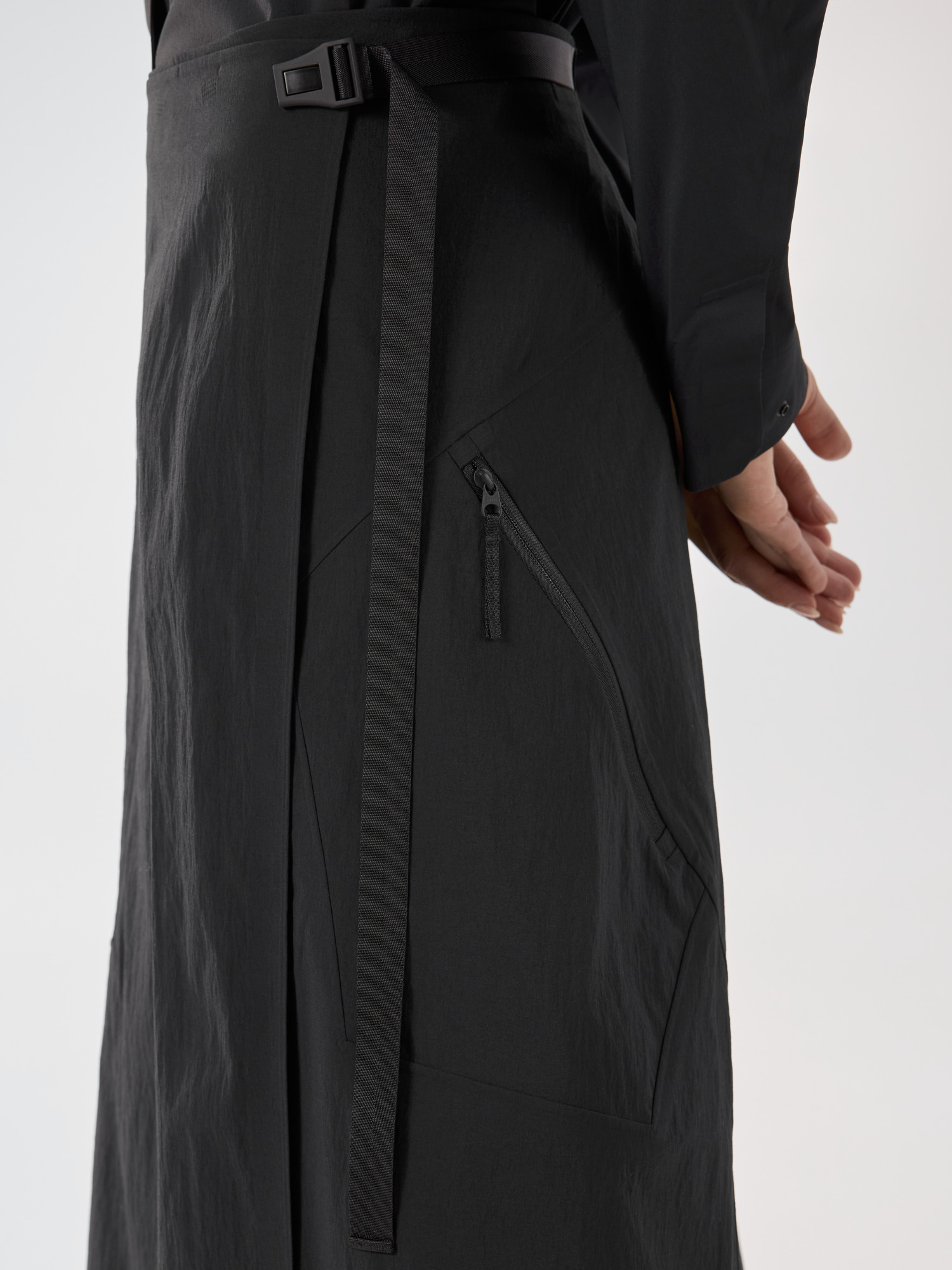 Lota Skirt Women's Black Detail 1