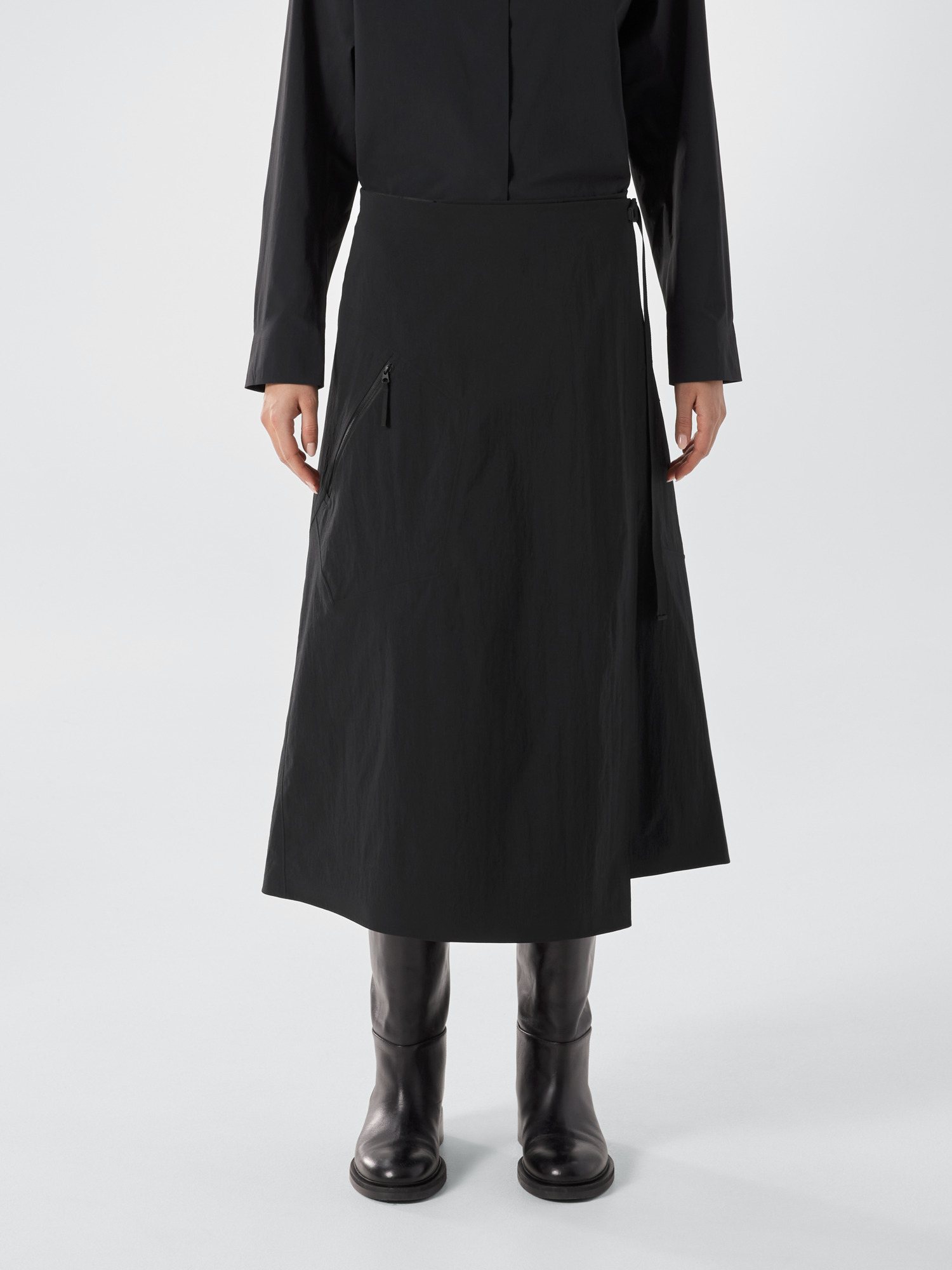 Lota Skirt Women's Black Front View