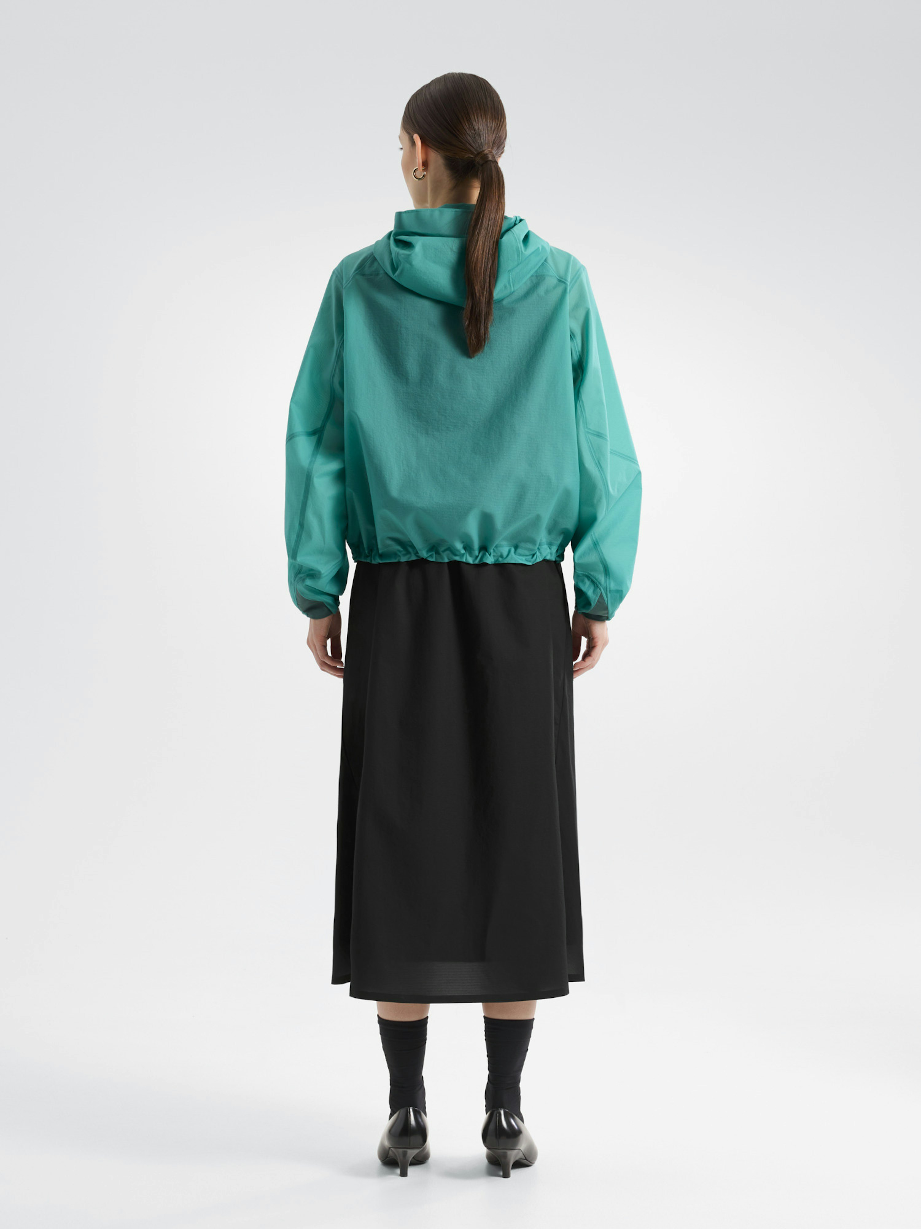 Asset Airshell Jacket Women's Verdigris Back View