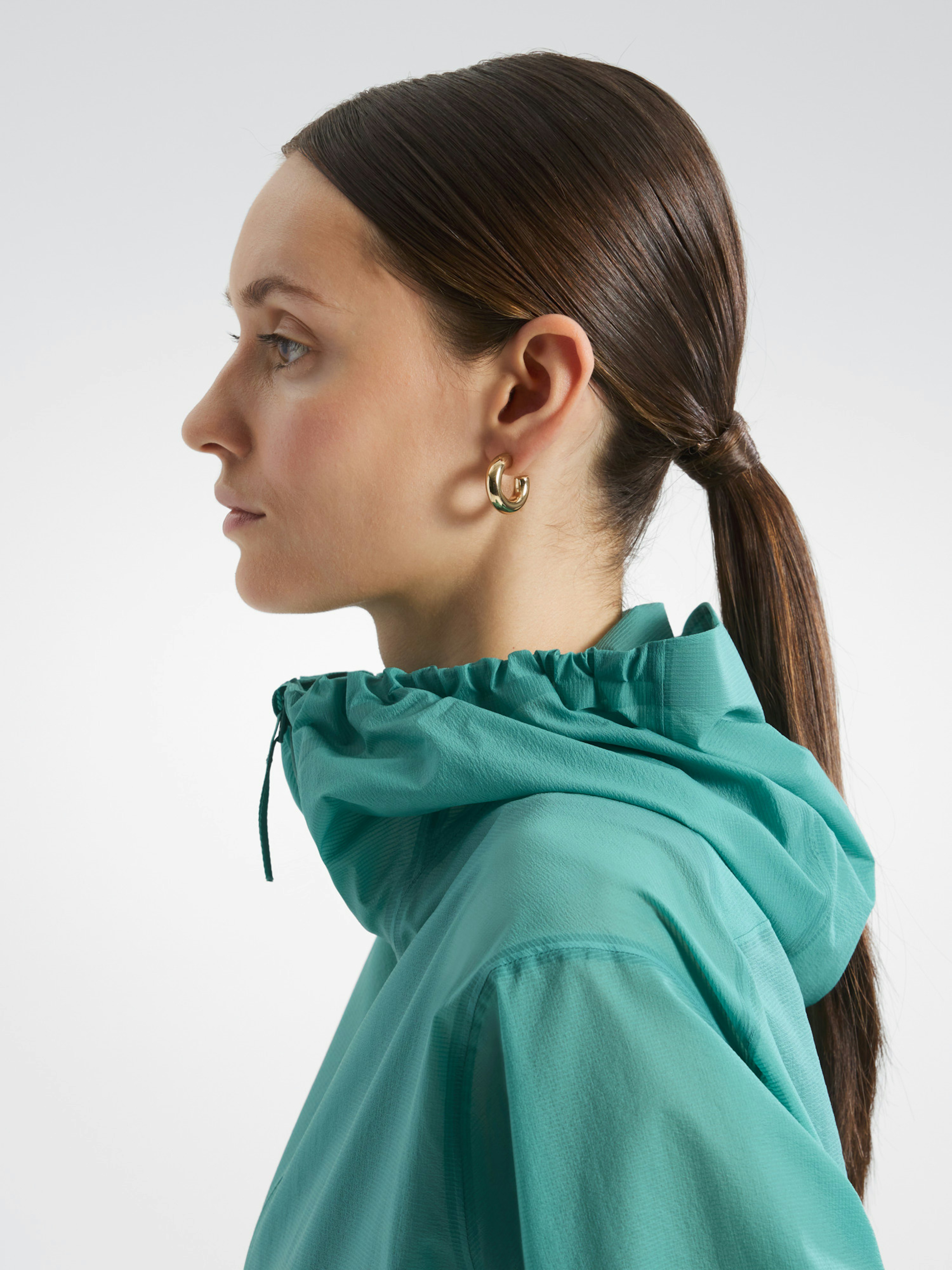 Asset Airshell Jacket Women's Verdigris Detail 1