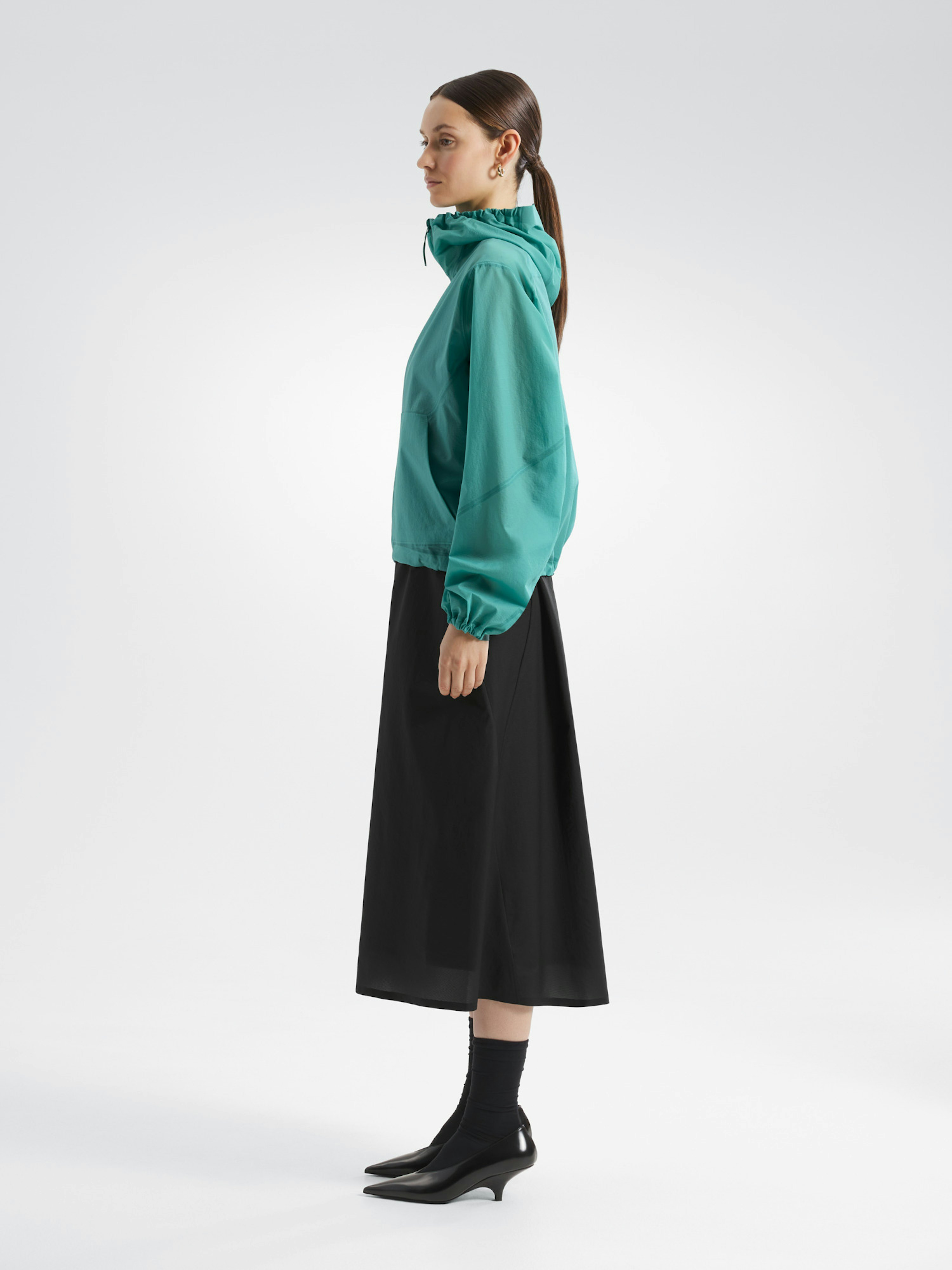 Asset Airshell Jacket Women's Verdigris Side View