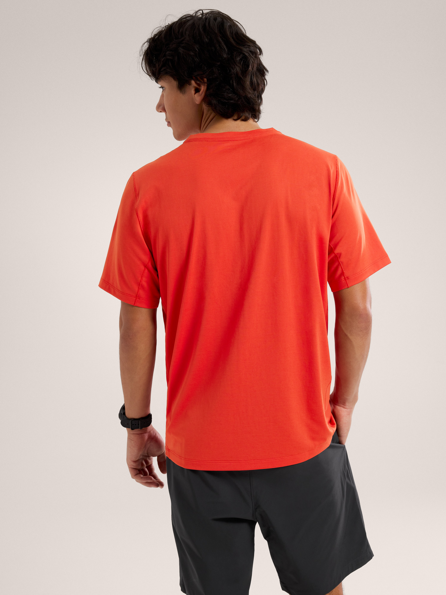 Cormac Logo Shirt SS Dynasty Heather Back View