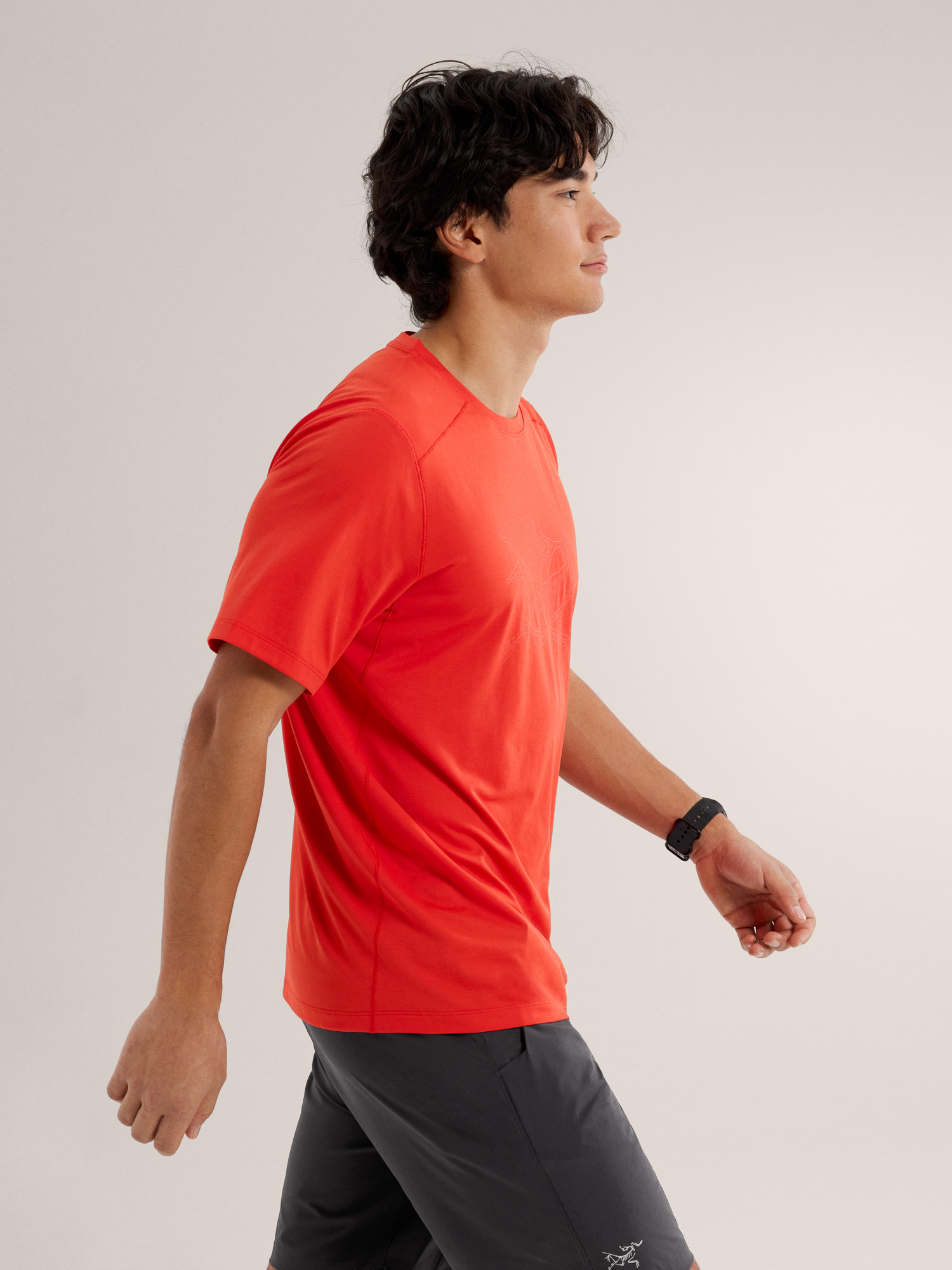 Cormac Logo Shirt SS Dynasty Heather Side View