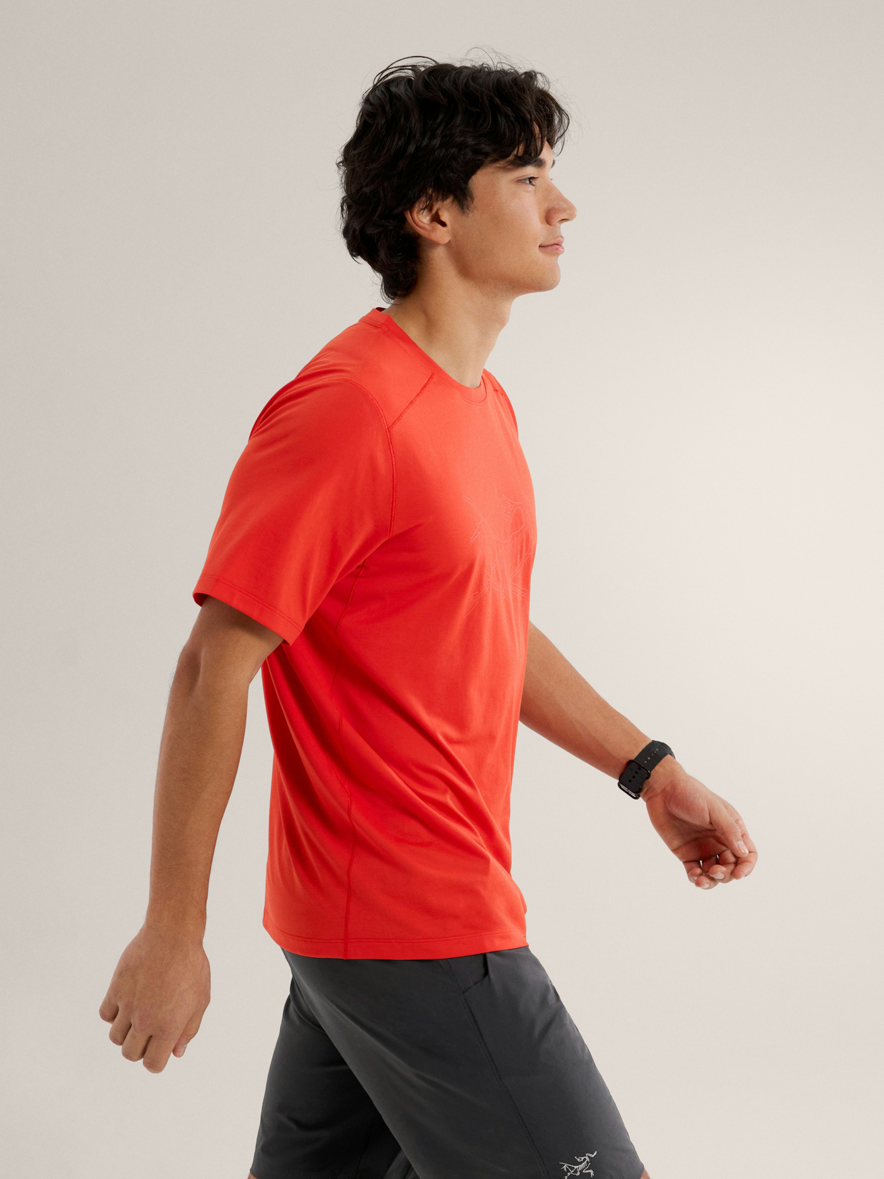 Cormac Logo Shirt SS Dynasty Heather Side View