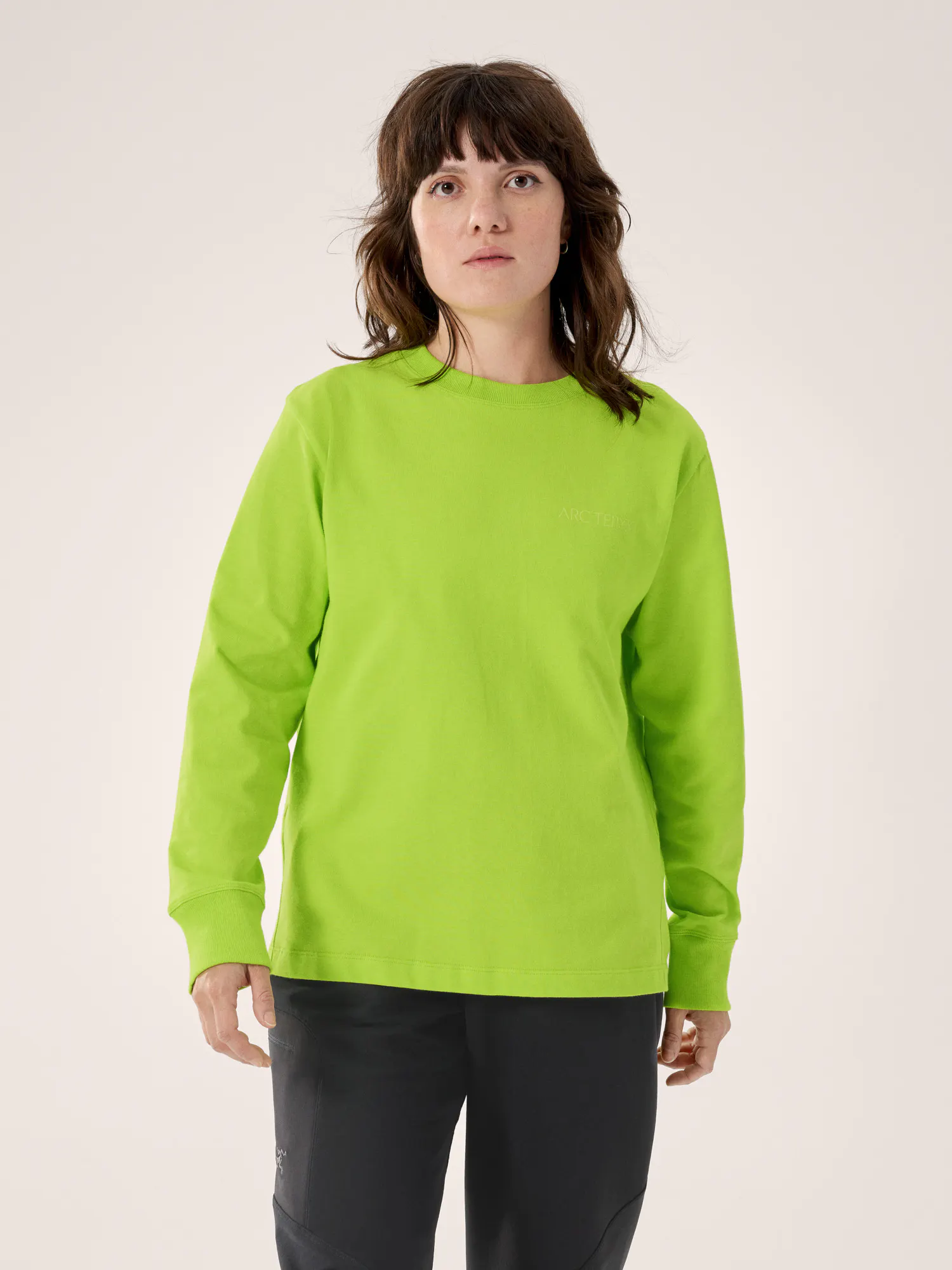 Kragg Cotton Bird Crew Neck Shirt LS Women's