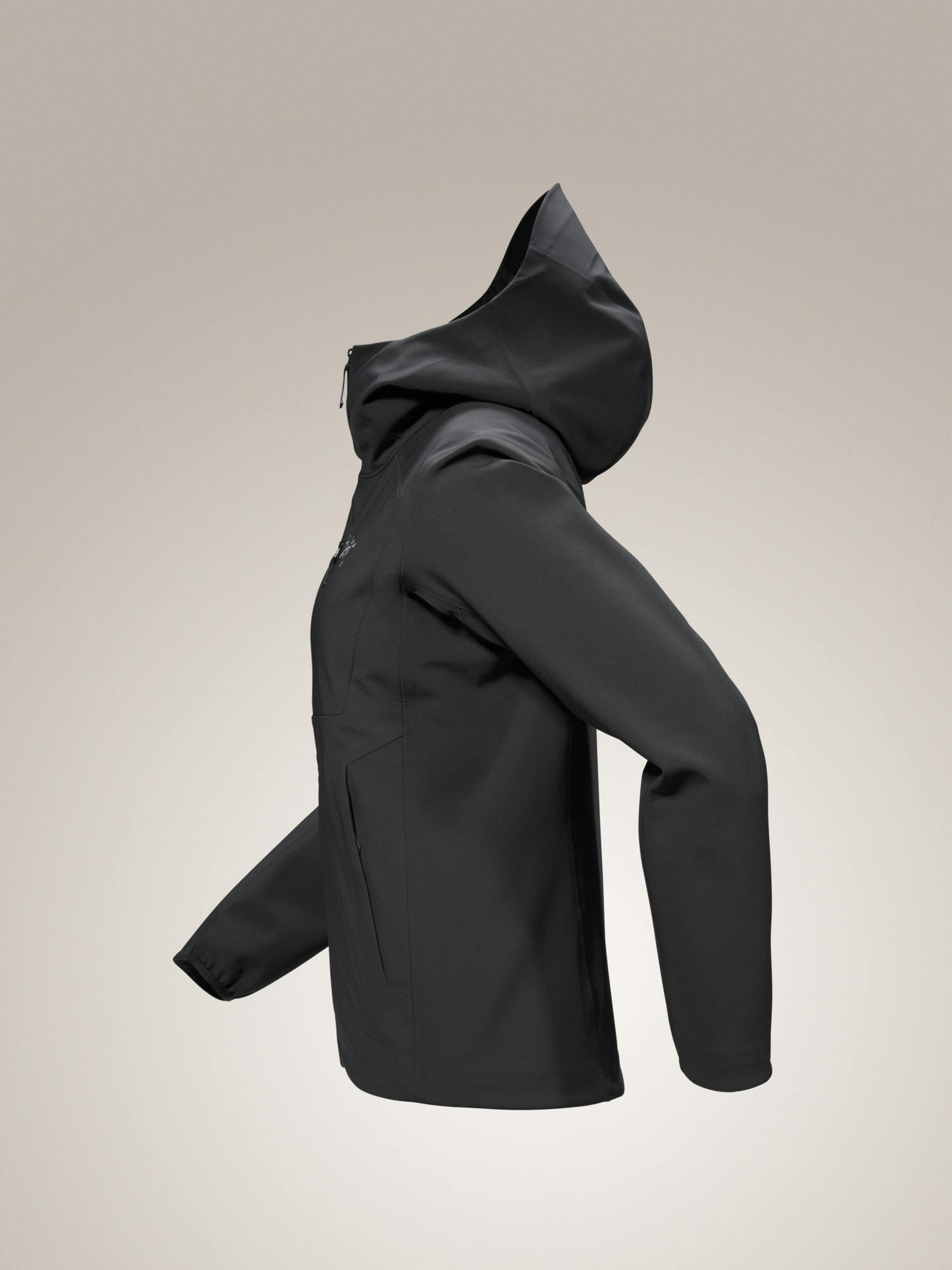 Gamma MX Hoody Women's Black Profile