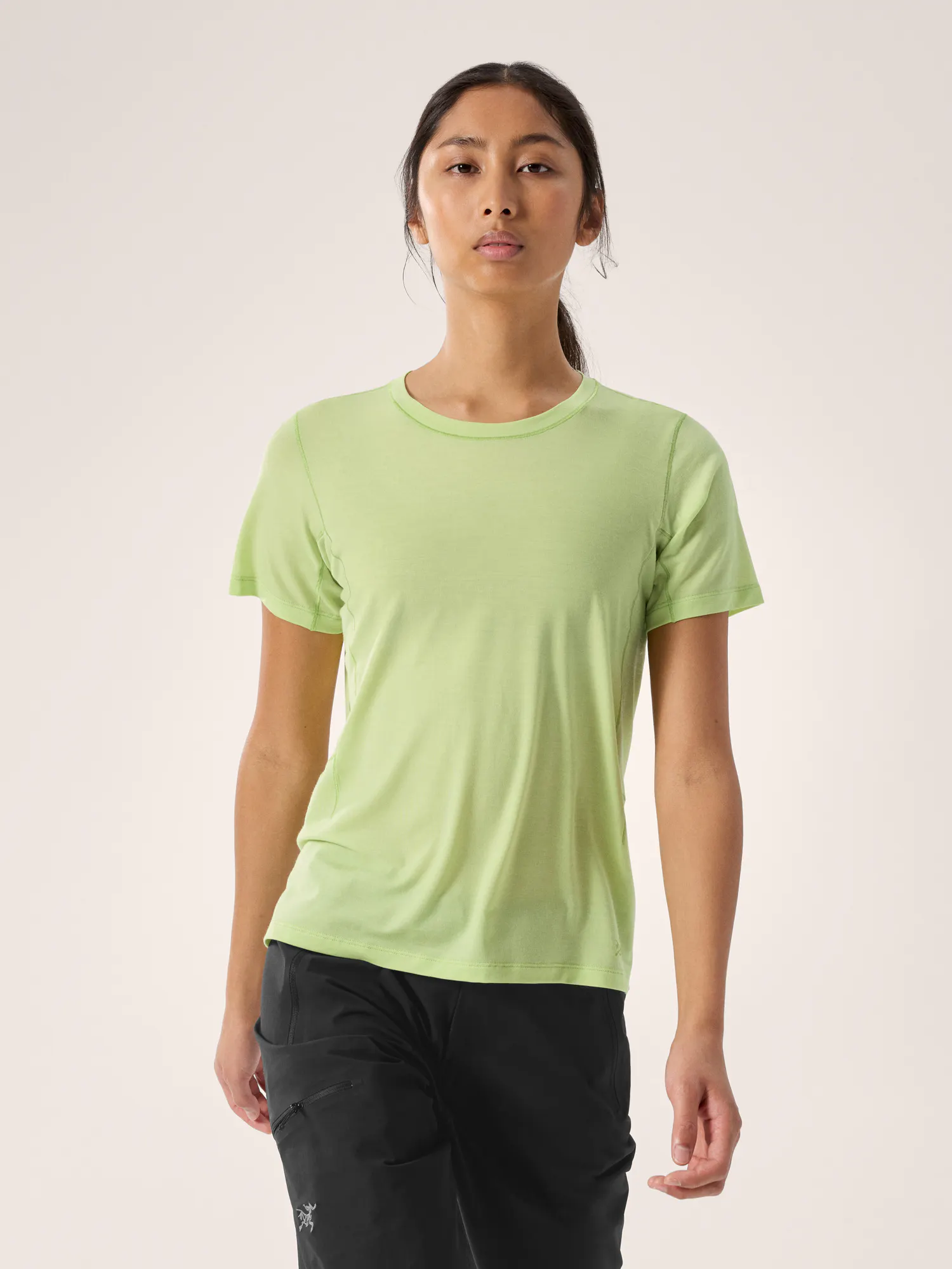 Lana Merino Wool Crew Shirt SS Women's
