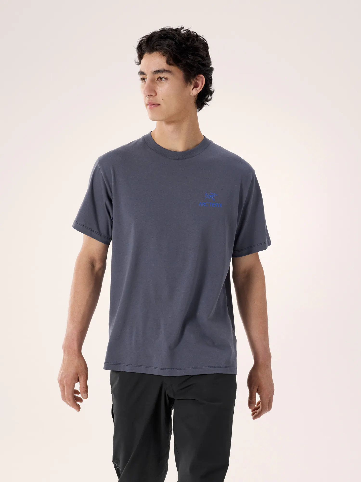 Kragg SL Cotton Bird Word Shirt SS Men's
