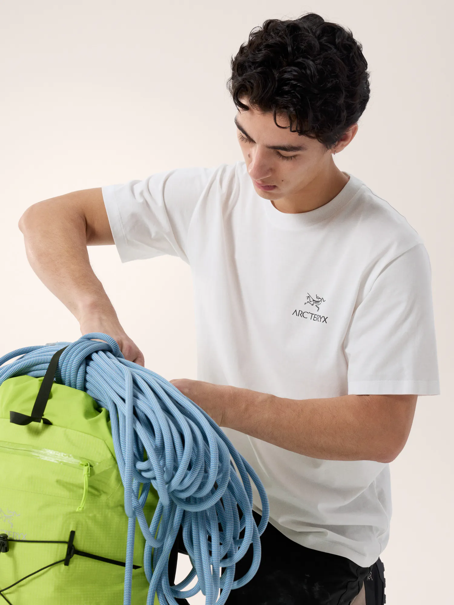 Kragg SL Cotton Bird Word Shirt SS Men's | Arc'teryx Canada