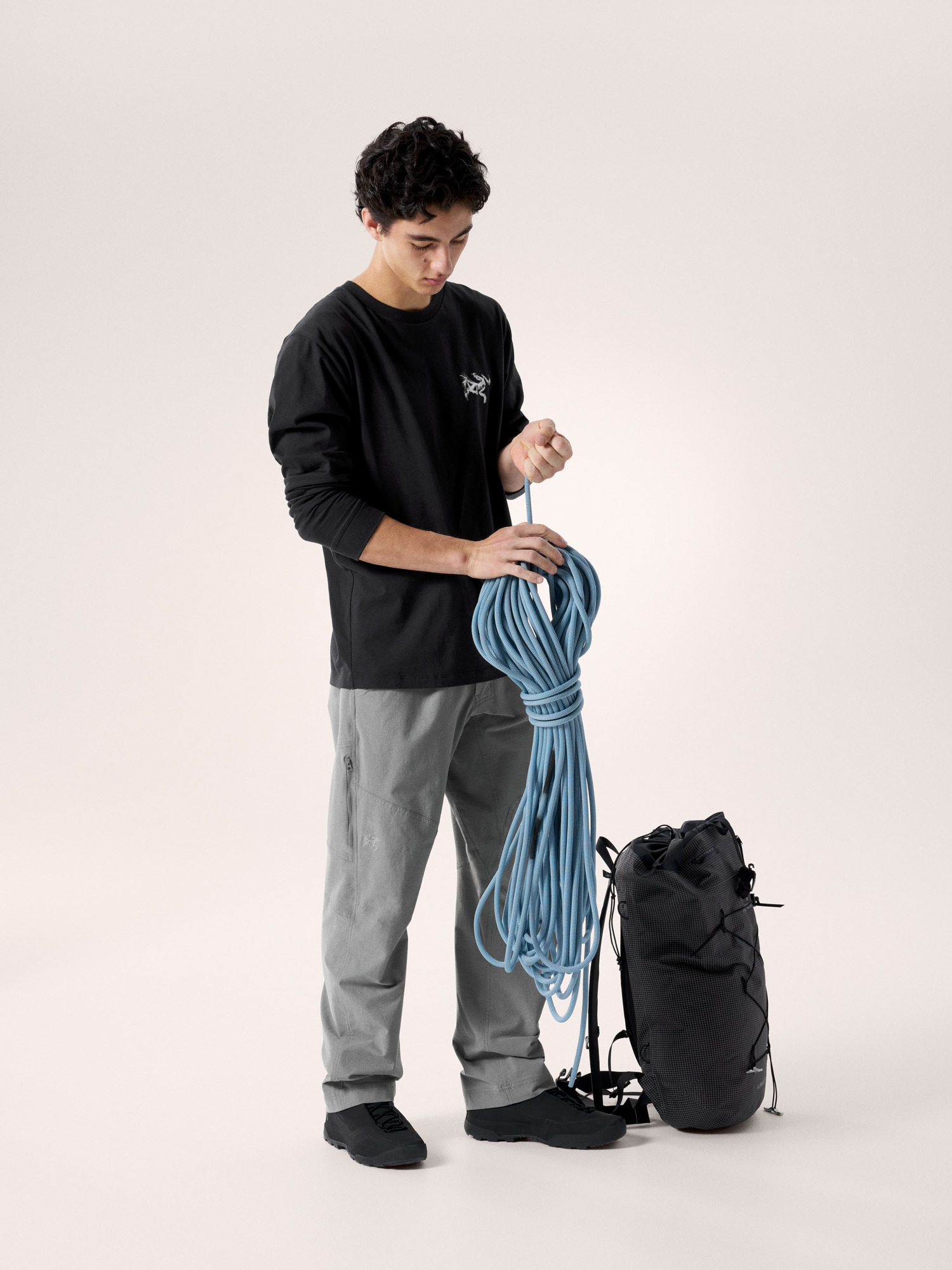 Kragg SL Cotton Bird Tile Shirt LS Men's | Arc'teryx United States