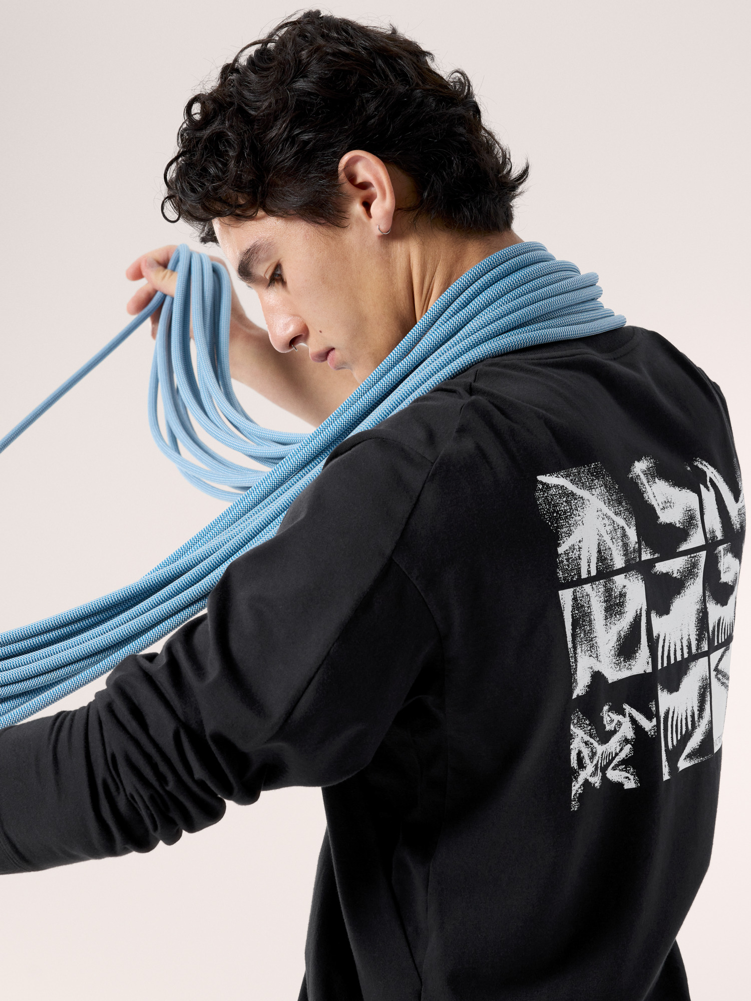 Kragg SL Cotton Bird Tile Shirt LS Men's | Arc'teryx United States