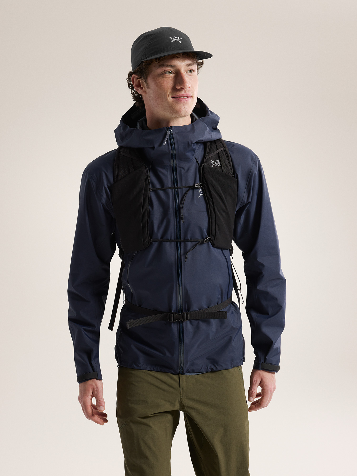 Aerios 18 Backpack Black Back View