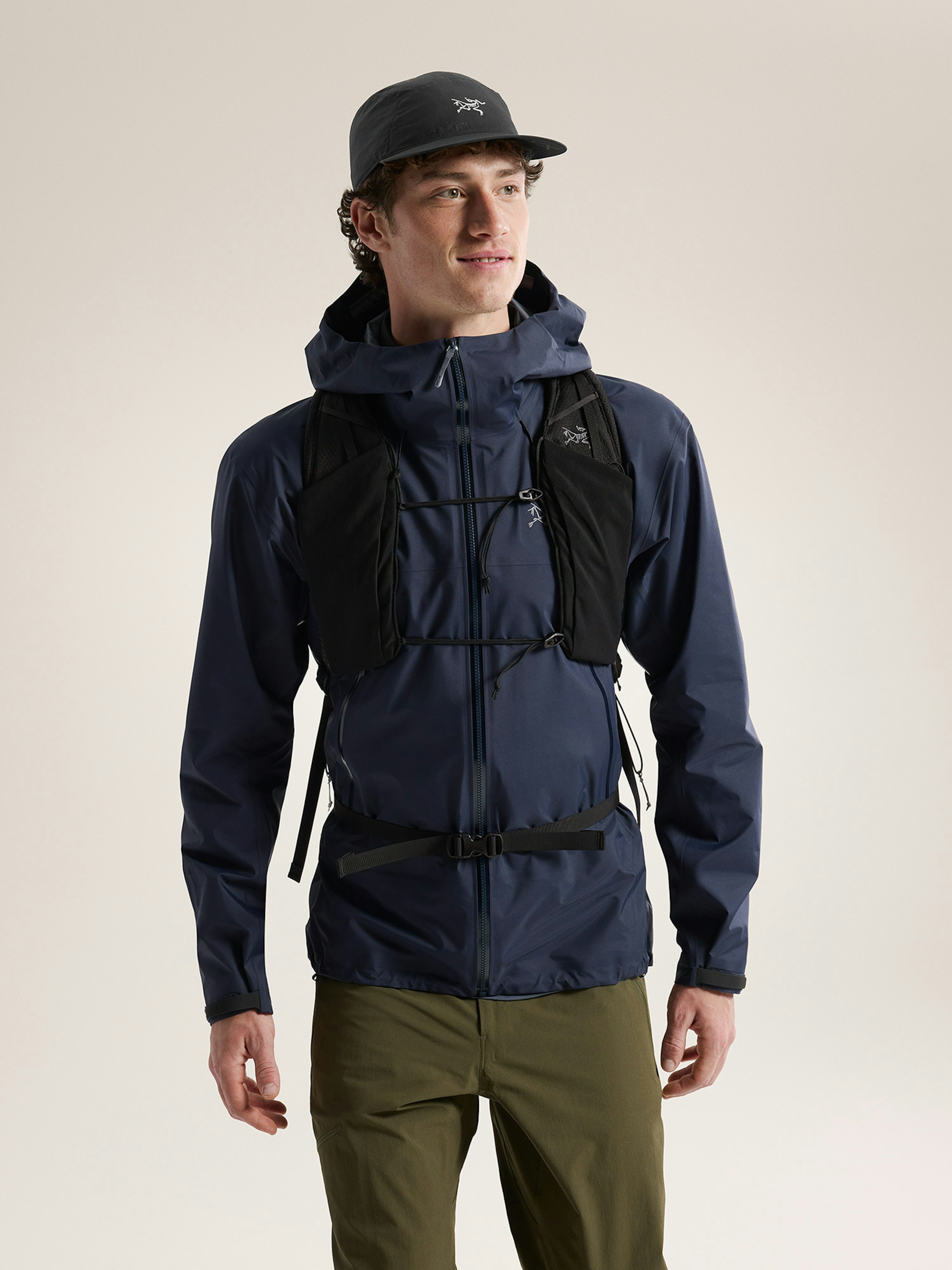 Aerios 18 Backpack Black Back View