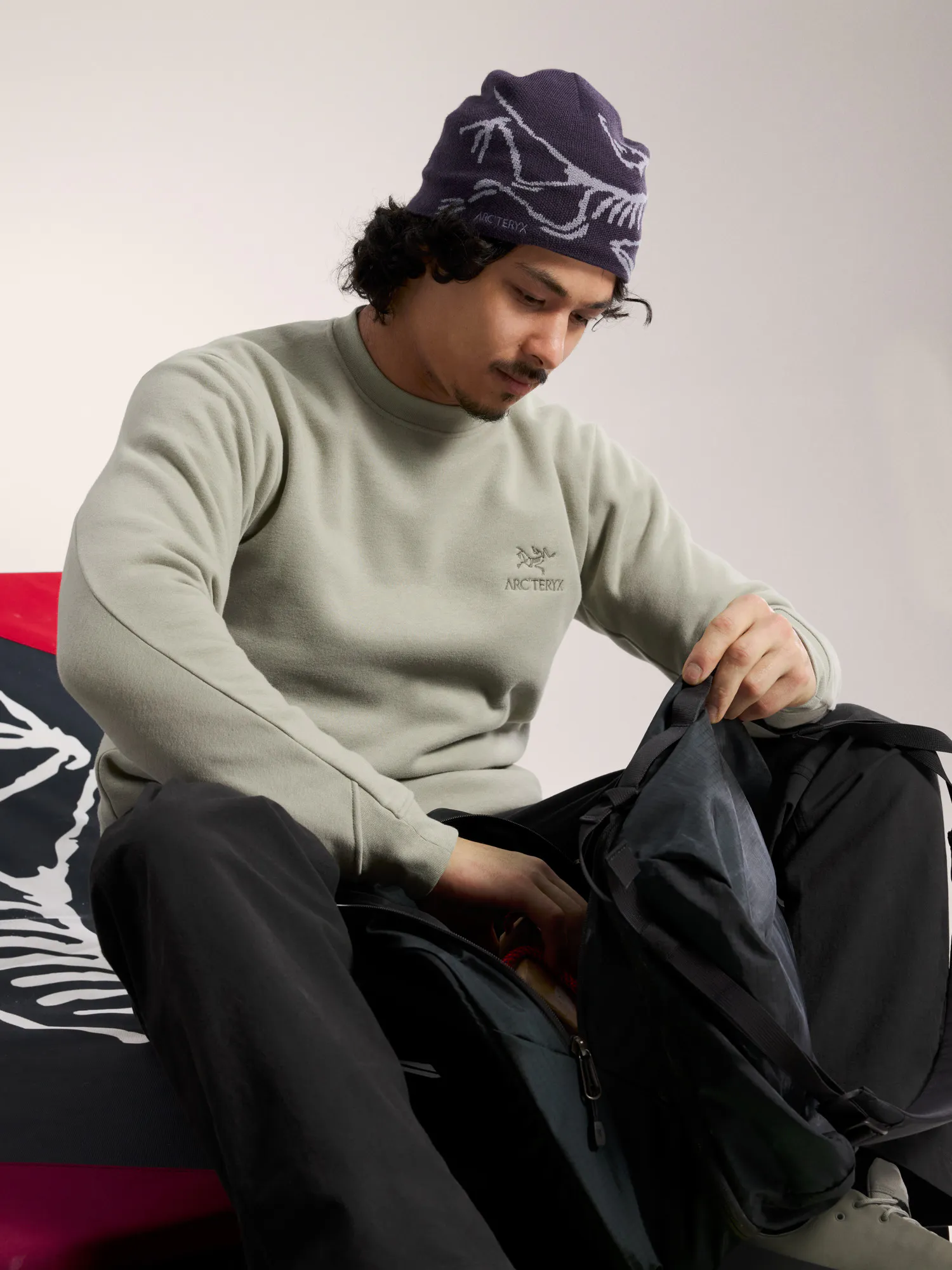 Emblem Fleece Crew Neck Pullover Men's | Arc'teryx United States