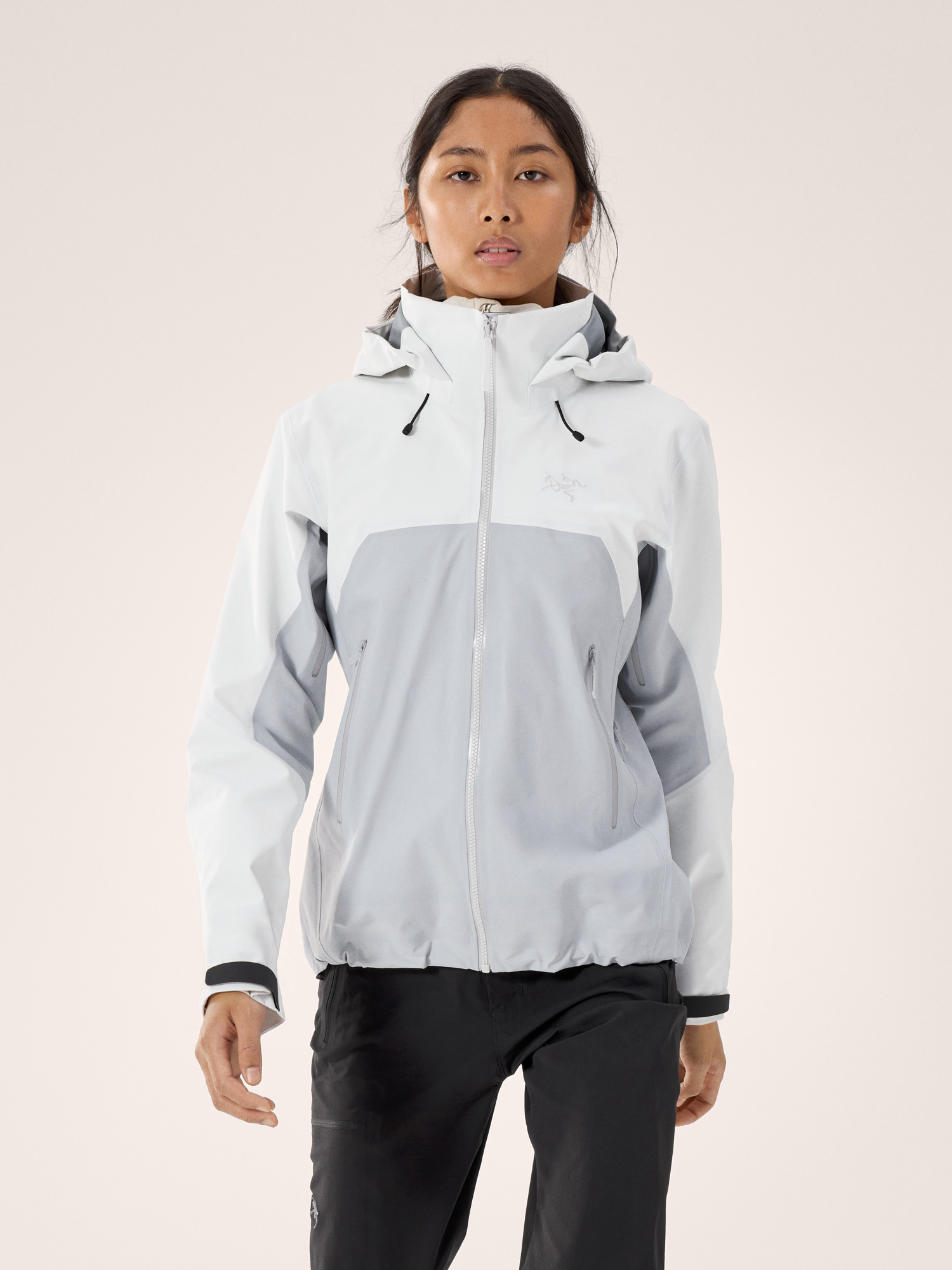 Beta AR Jacket Women's Arctic Silk / Solitude II Front View