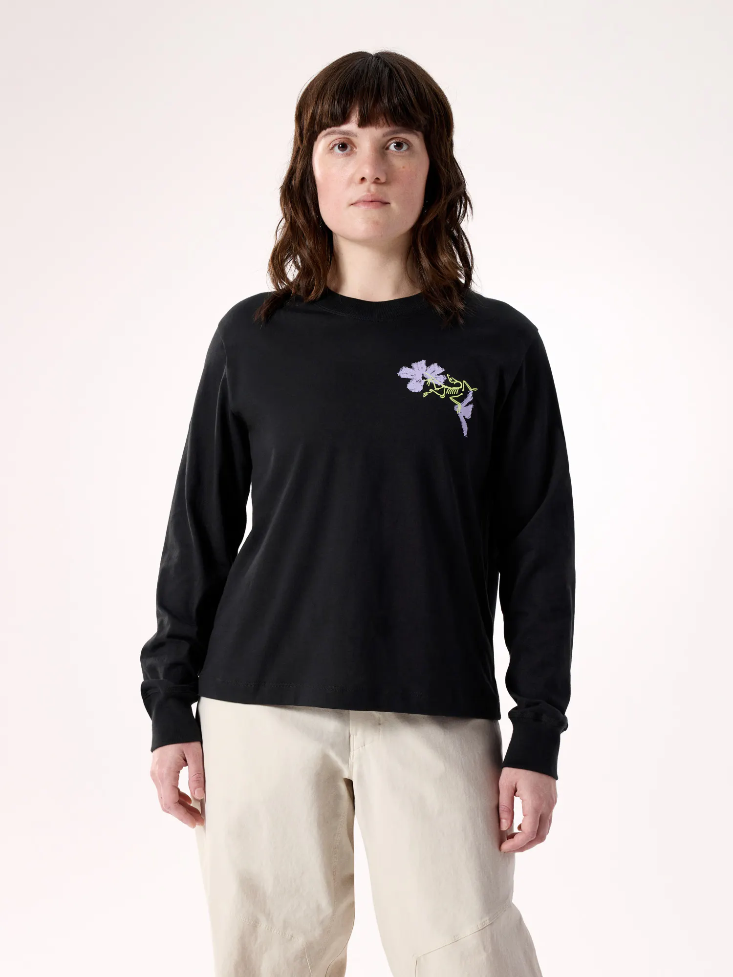 Kragg SL Cotton Bloom Crew Shirt LS Women's | Arc'teryx United States