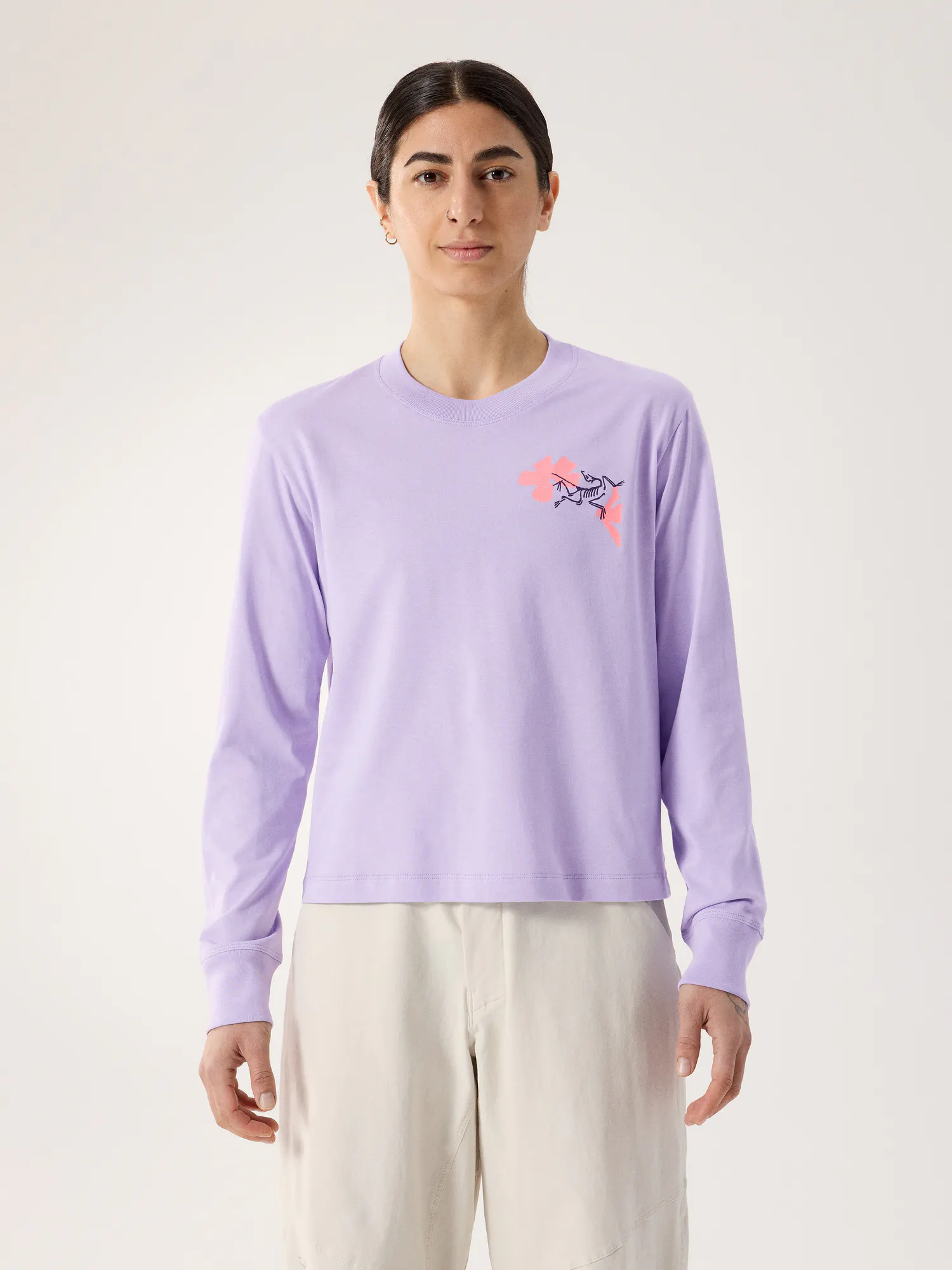 Kragg SL Cotton Bloom Crew Shirt LS Women's