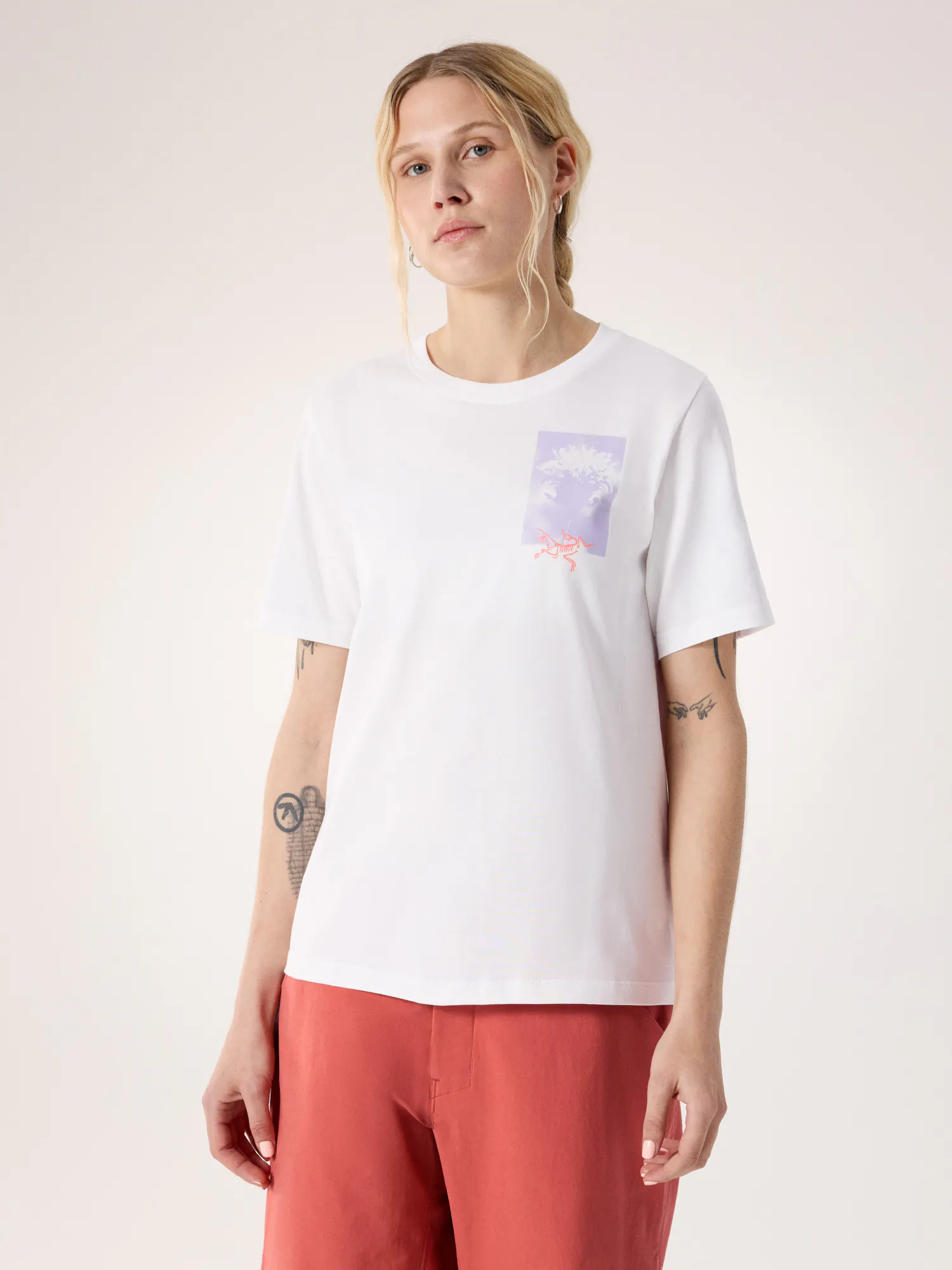 Kragg SL Cotton Superbloom Crew Shirt SS Women's