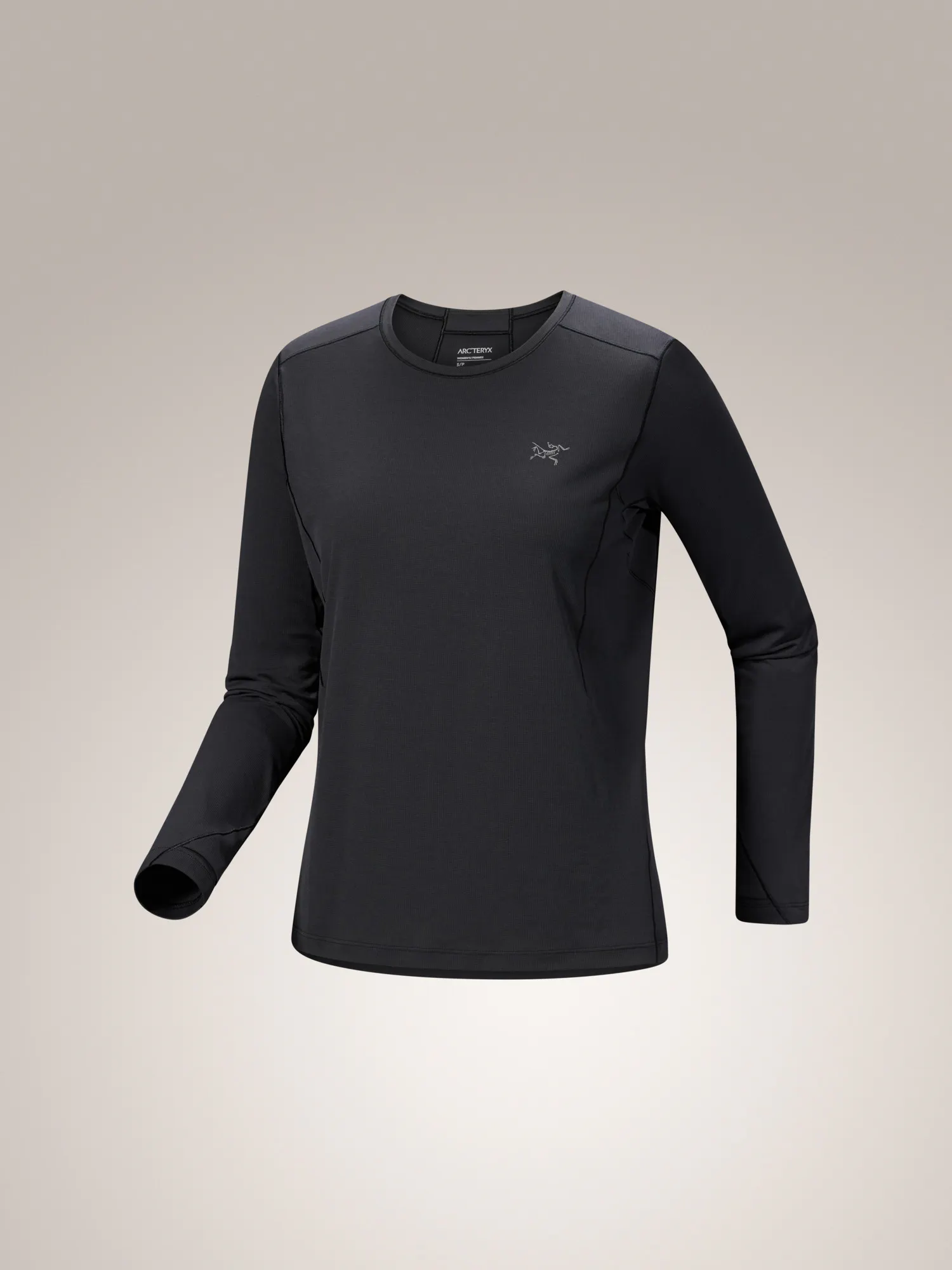 Arc'teryx Cormac Crew LS M Black Heather T-shirts randonnée