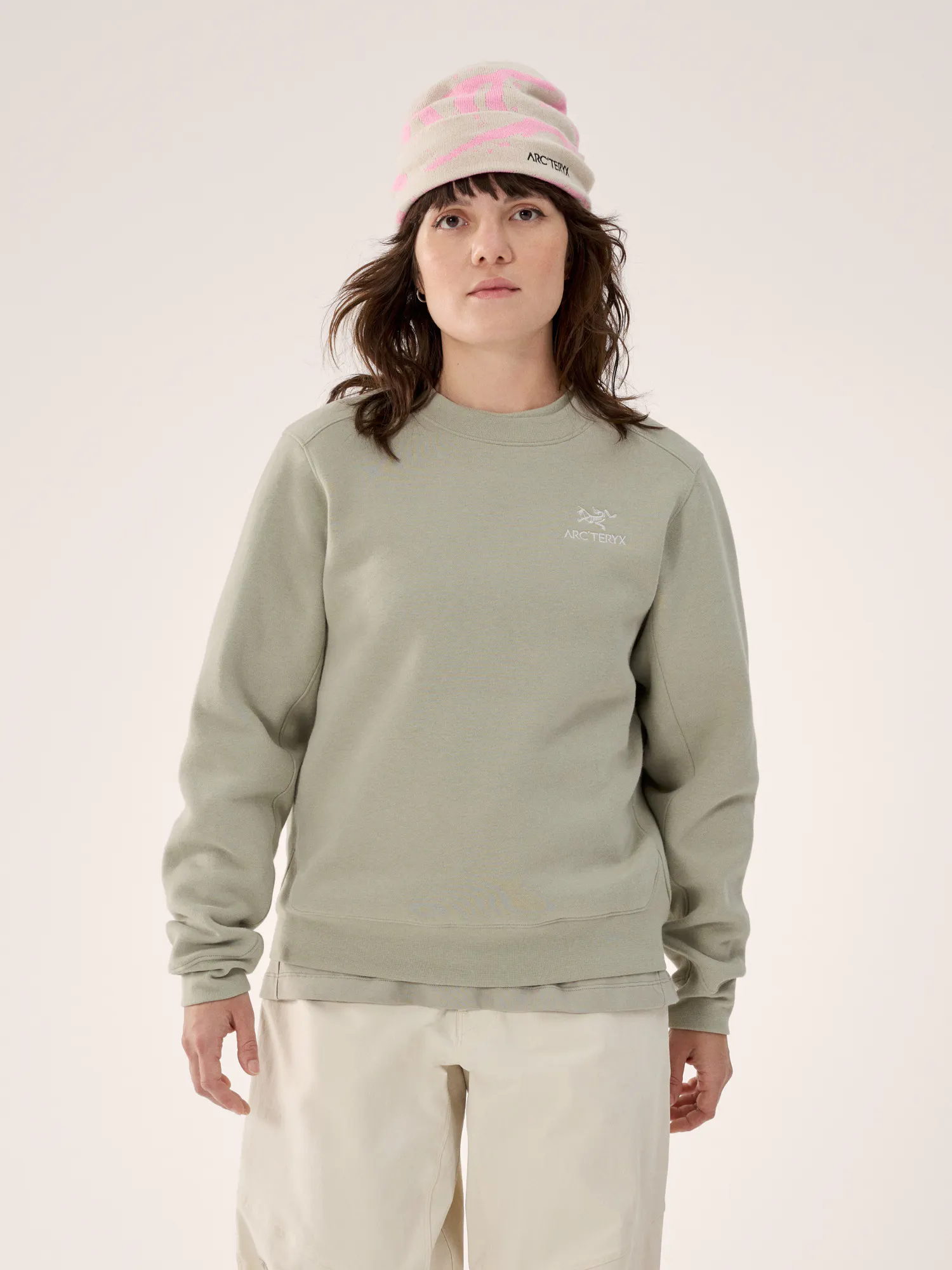 Polaire à col rond Emblem Femme