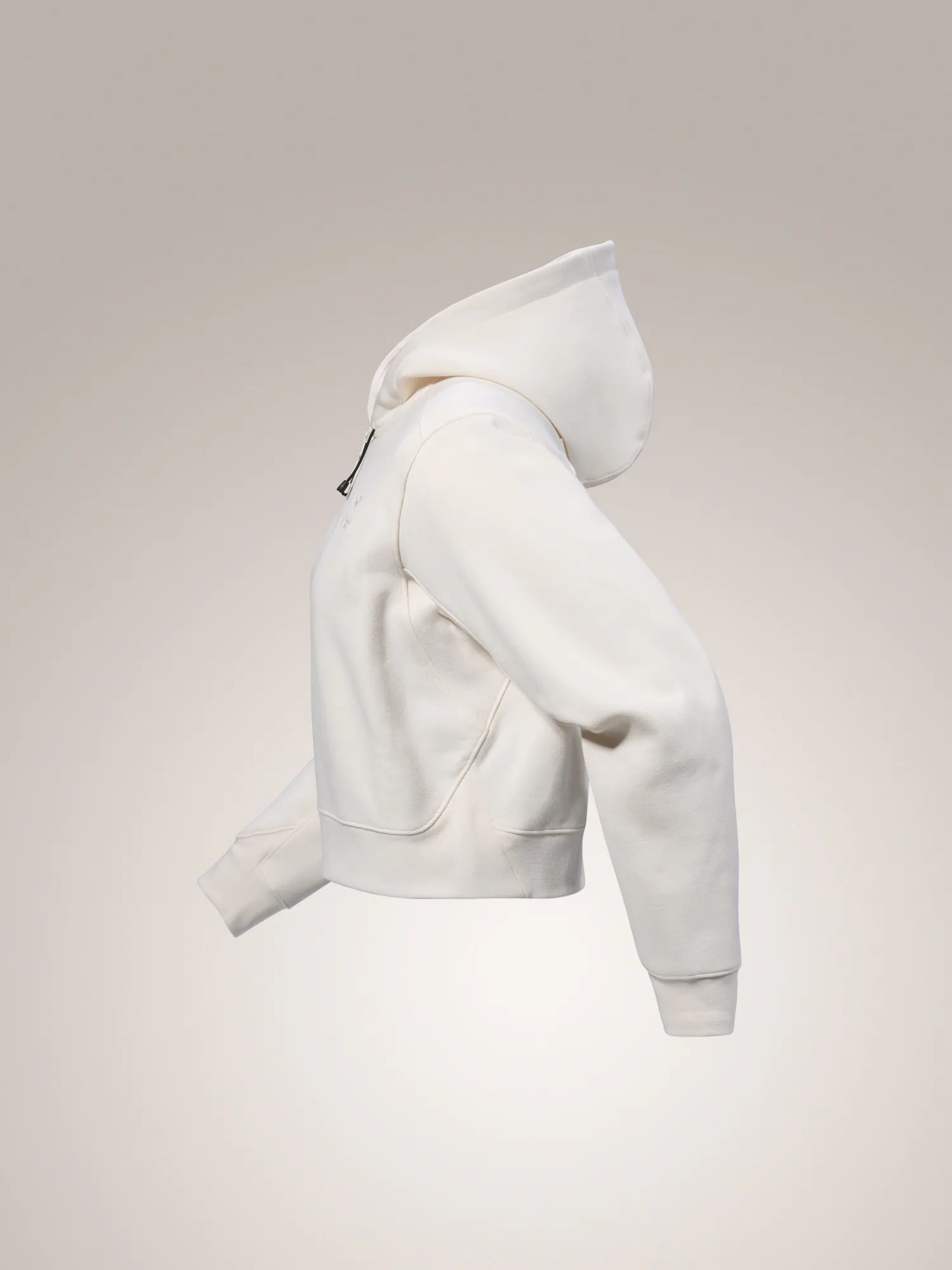 Emblem Fleece Full Zip Crop Hoody Women's | Arc'teryx Canada