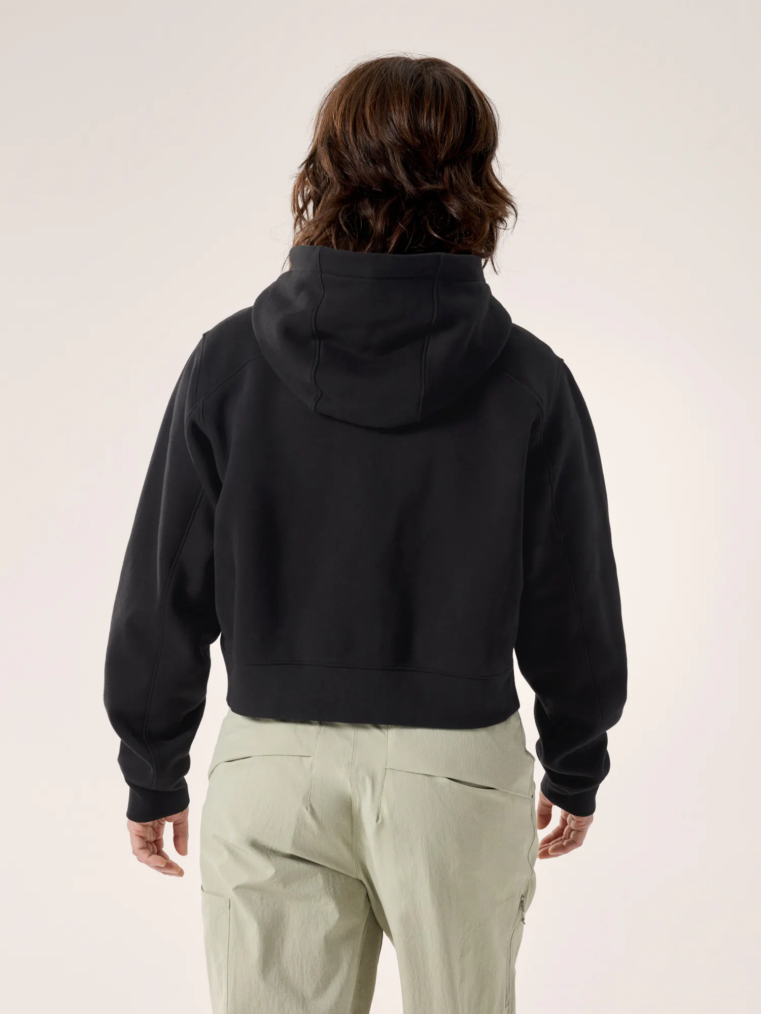 Emblem Fleece Full Zip Crop Hoody Women's | Arc'teryx Canada