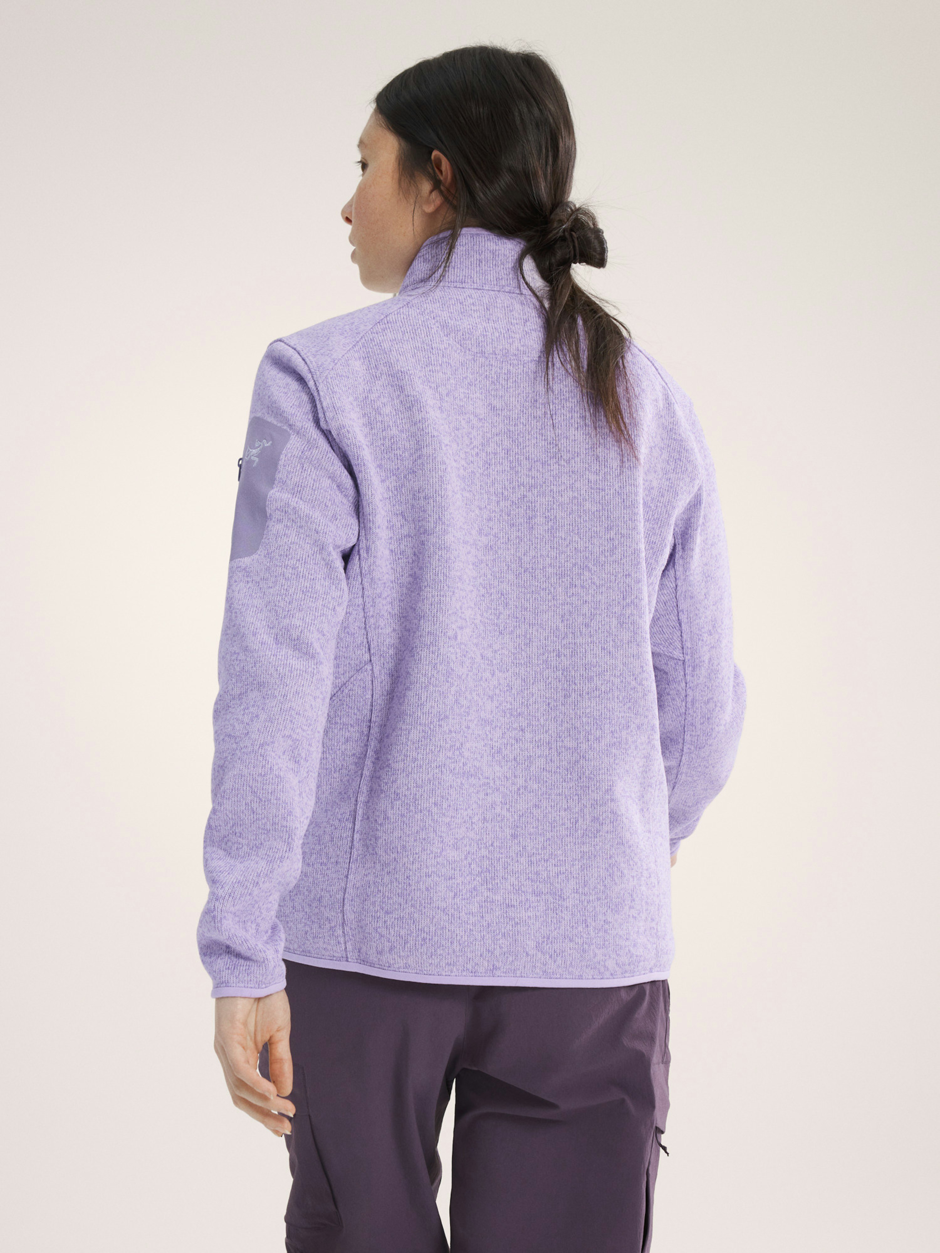 Covert Cardigan Women's Mallow Heather Back View