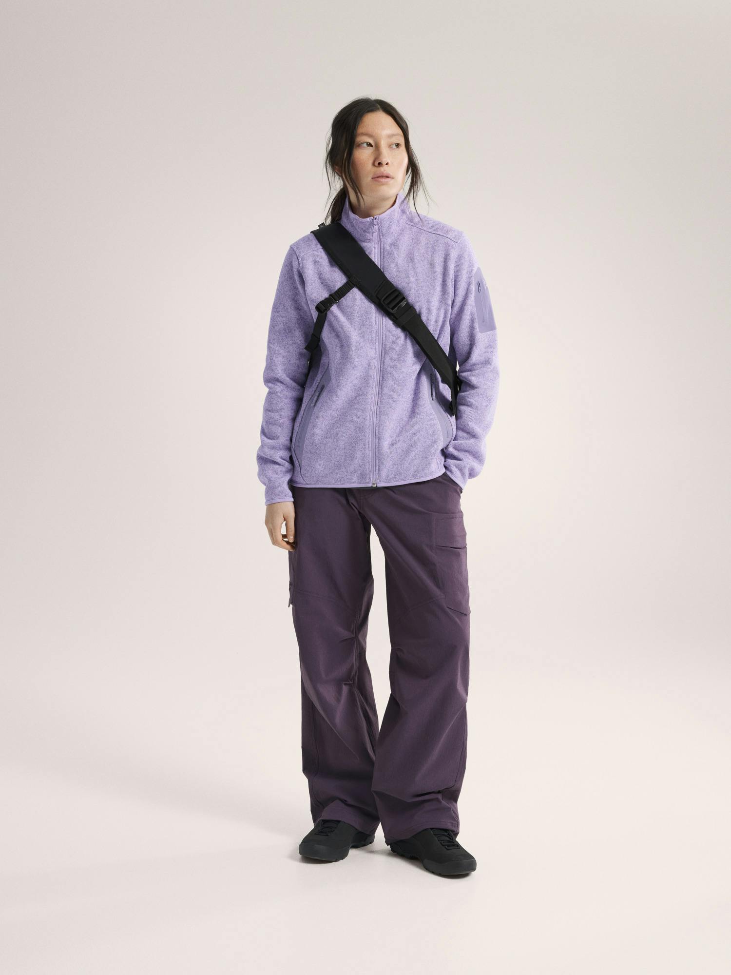 Covert Cardigan Women's Mallow Heather Full Body