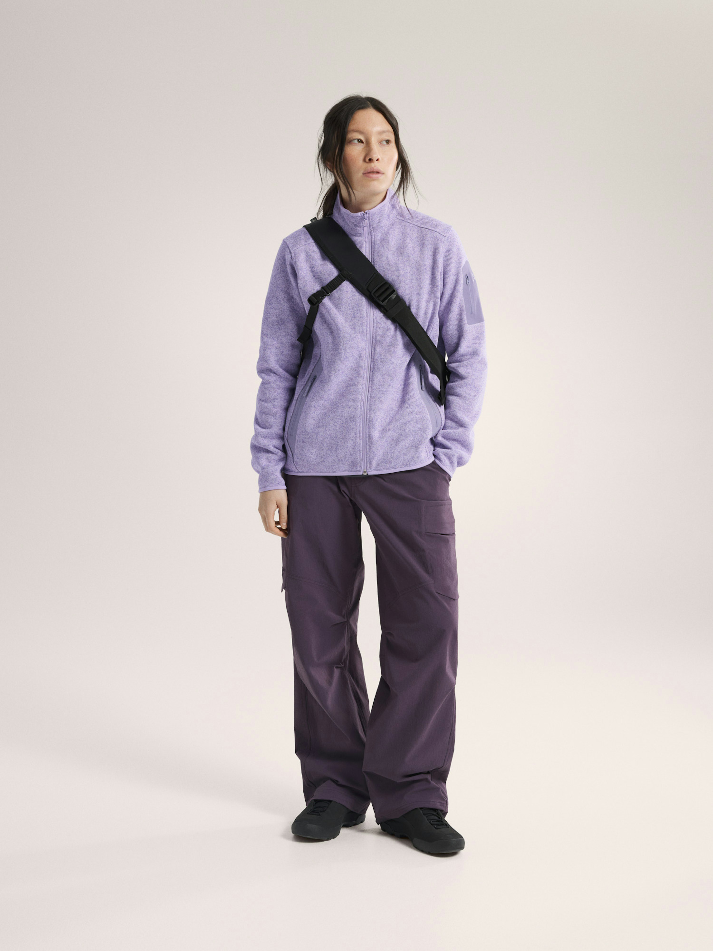 Covert Cardigan Women's Mallow Heather Full Body