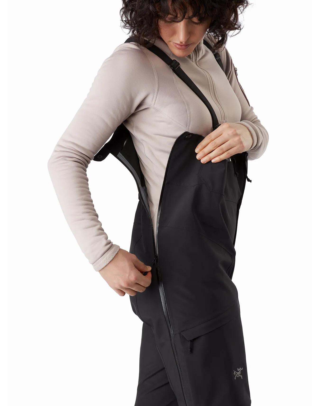 Norrona ski/snowboard Peto y tirantes para pantalones para mujeres - Caviar