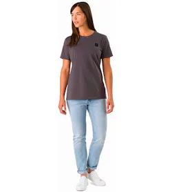 A Squared T-Shirt Women's Whiskey Jack Front View