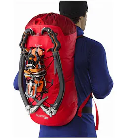 Alpha FL 45 Backpack Cayenne Back View