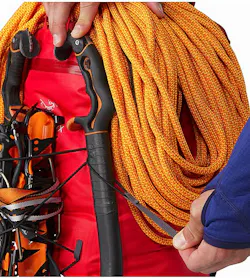 Alpha FL 45 Backpack Cayenne Ice Axe Toggle