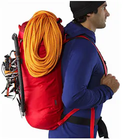 Alpha FL 45 Backpack Cayenne Rope Attached