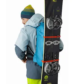 Alpha SK 32 Backpack Dark Firoza Vertical Snowboard Carry
