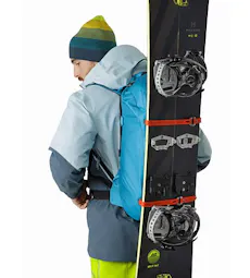 Alpha SK 32 Backpack Dark Firoza Vertical Snowboard Carry