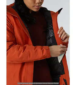 Andessa Jacket Women's Sunhaven Internal Security Pocket