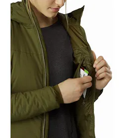 Atom LT Hoody Women's Bushwhack Internal Security Pocket