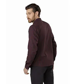 Bernal Shirt LS Black Baccara Back View