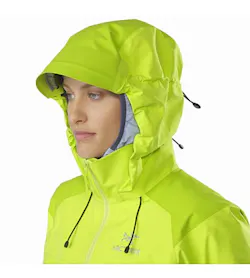 Chaqueta Beta AR para mujer Titanite: Capucha levantada