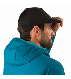 Bird Trucker Hat Black Back View