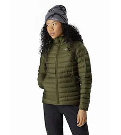 Cerium LT Hoody Women's Bushwack Front